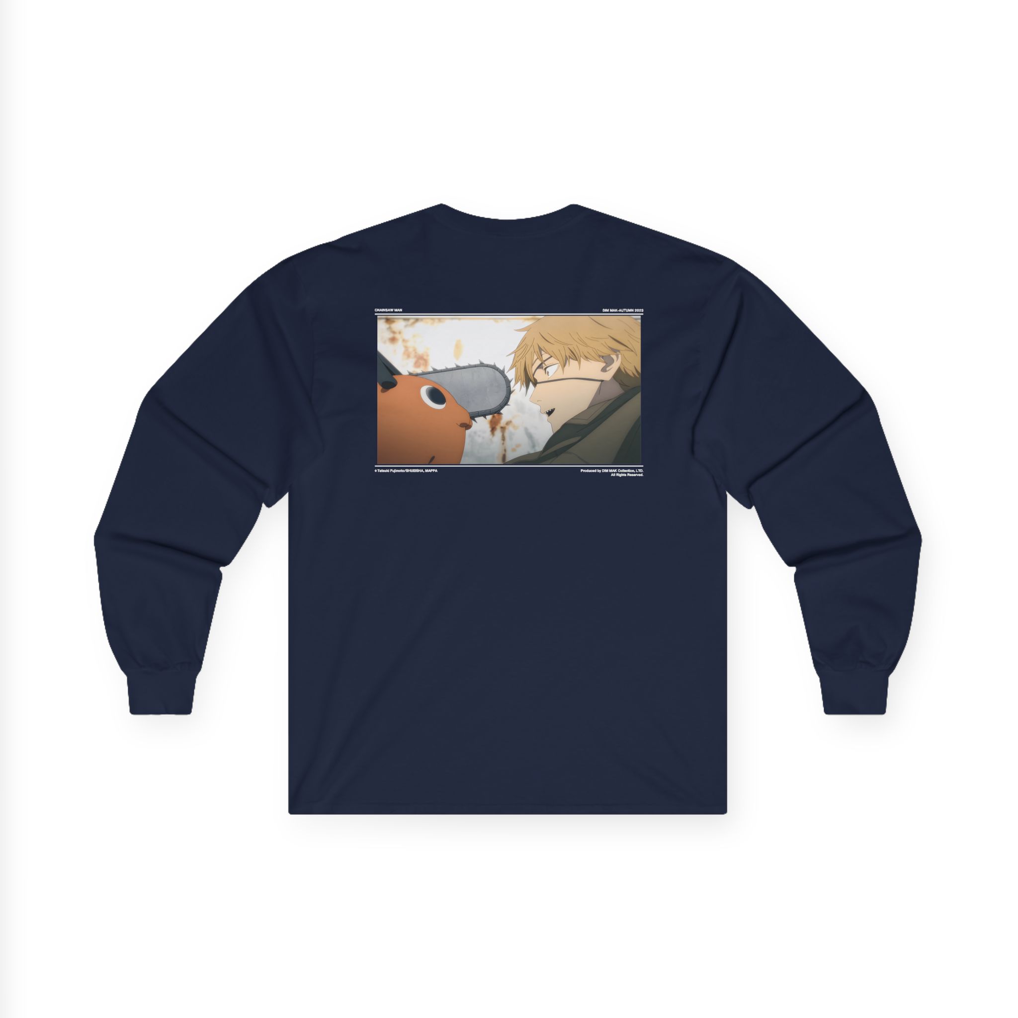 Chainsaw Man X Dim Mak Pochita Unisex Ultra Cotton Long Sleeve Tee - Image 14