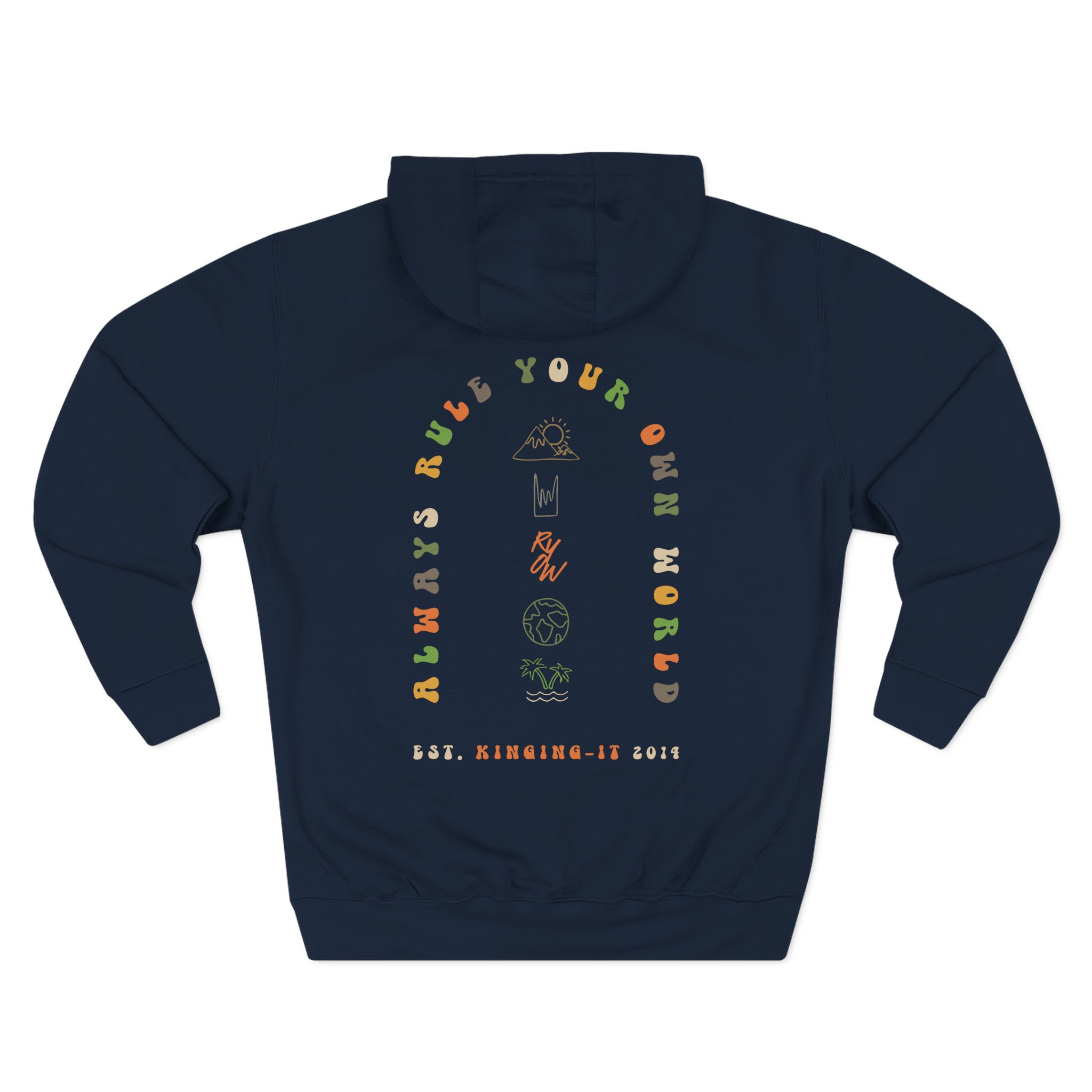 Kinging-it Three-Panel Fleece Hoodie - Image 12