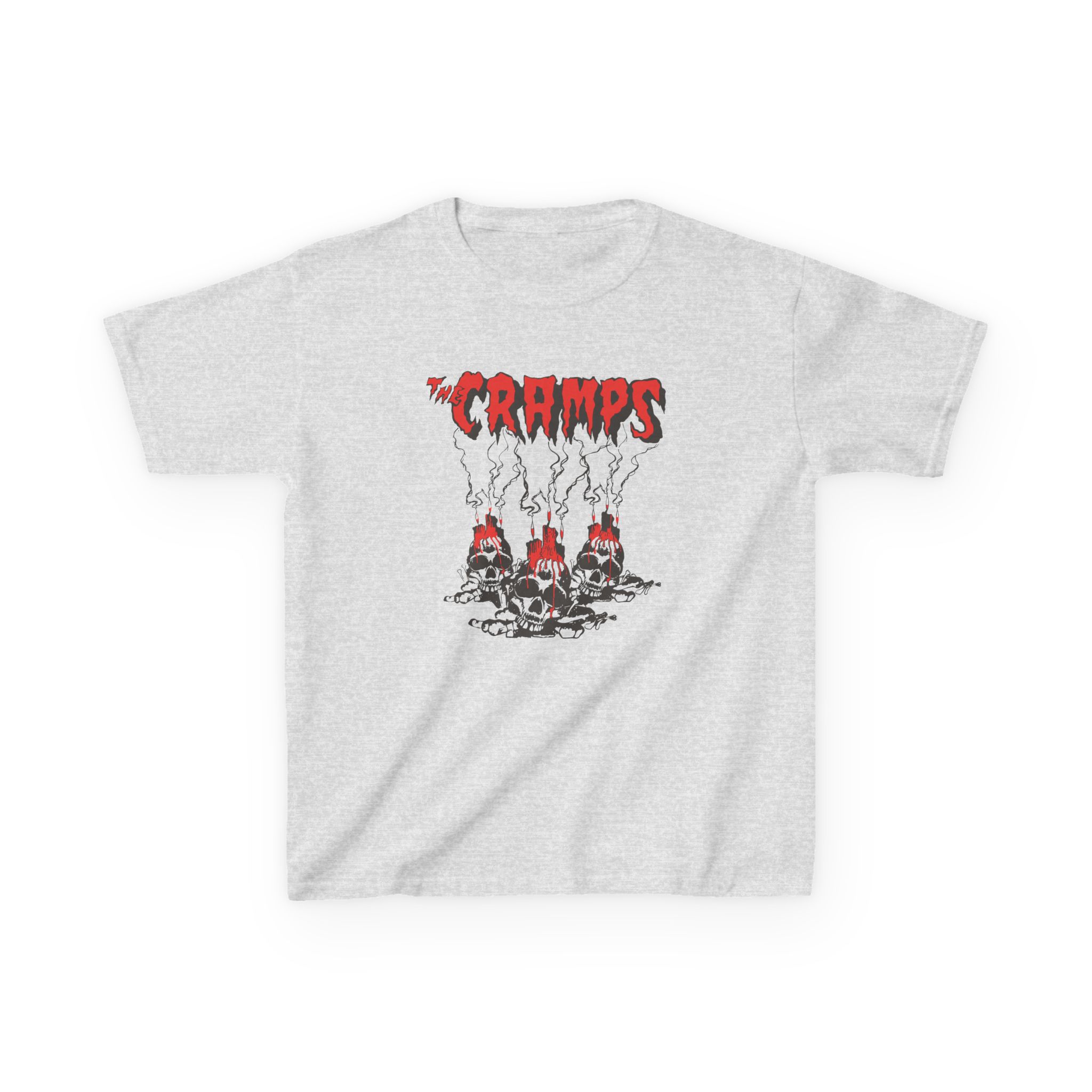 The Cramps Voodoo Skulls Kids Heavy Cotton™ Tee - Image 5