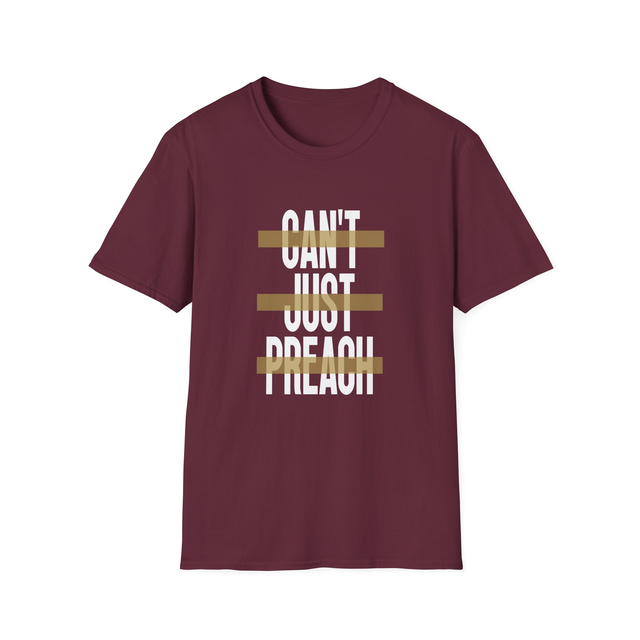 John Legend Can't Just Preach Unisex Softstyle T-Shirt - Image 3