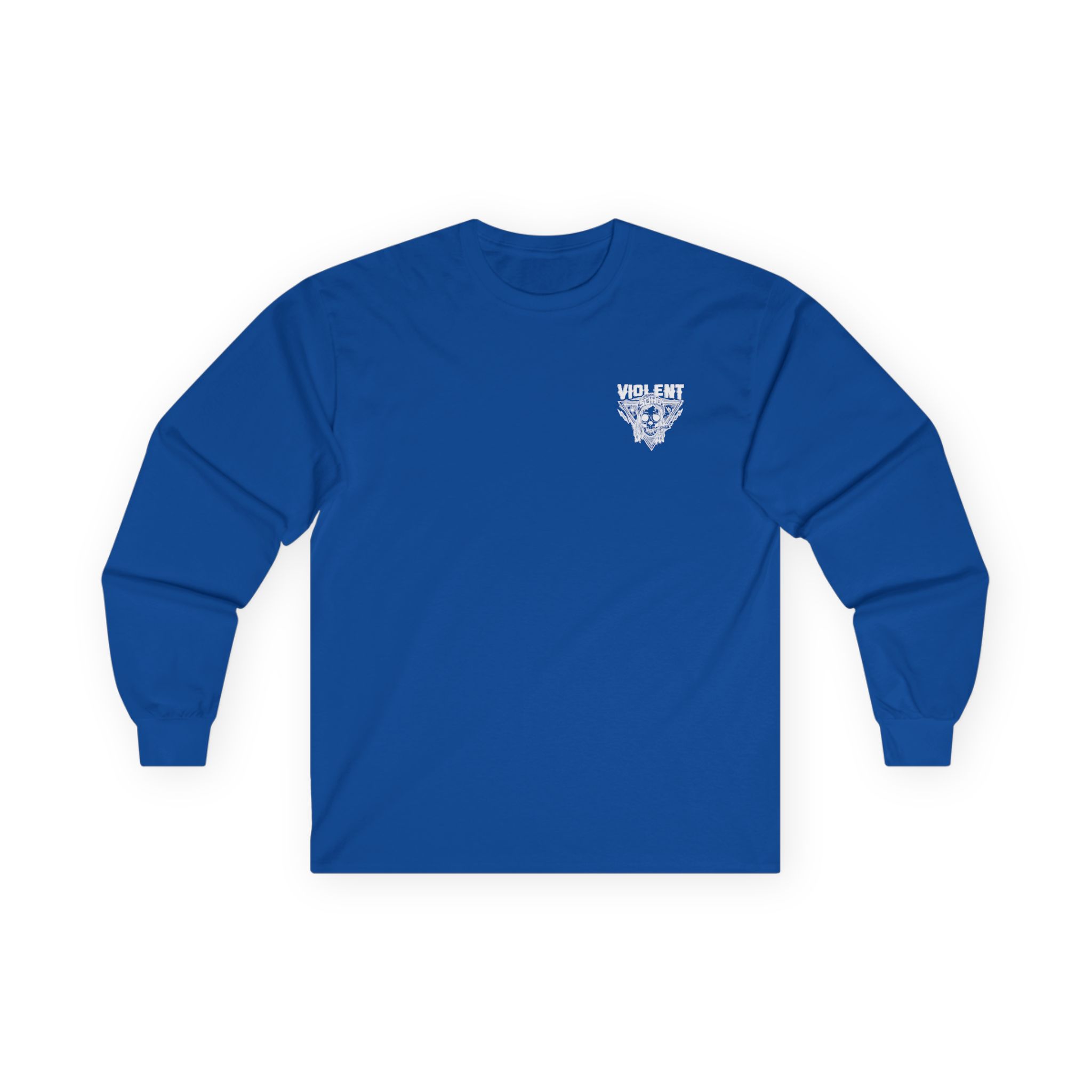 Violent Soho Blazin Skull Unisex Ultra Cotton Long Sleeve Tee - Image 9