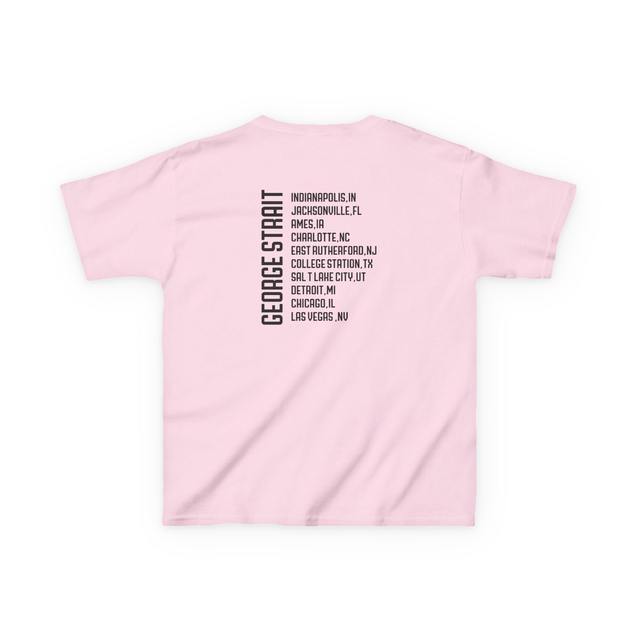 Kids George Strait Heather Denim Silhouette Heavy Cotton™ Tee - Image 20