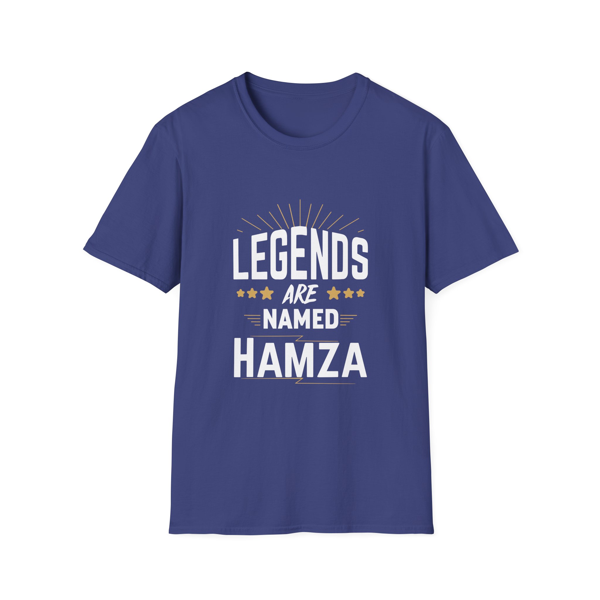 Hamza Legends Are Named Unisex Softstyle T-Shirt - Image 15