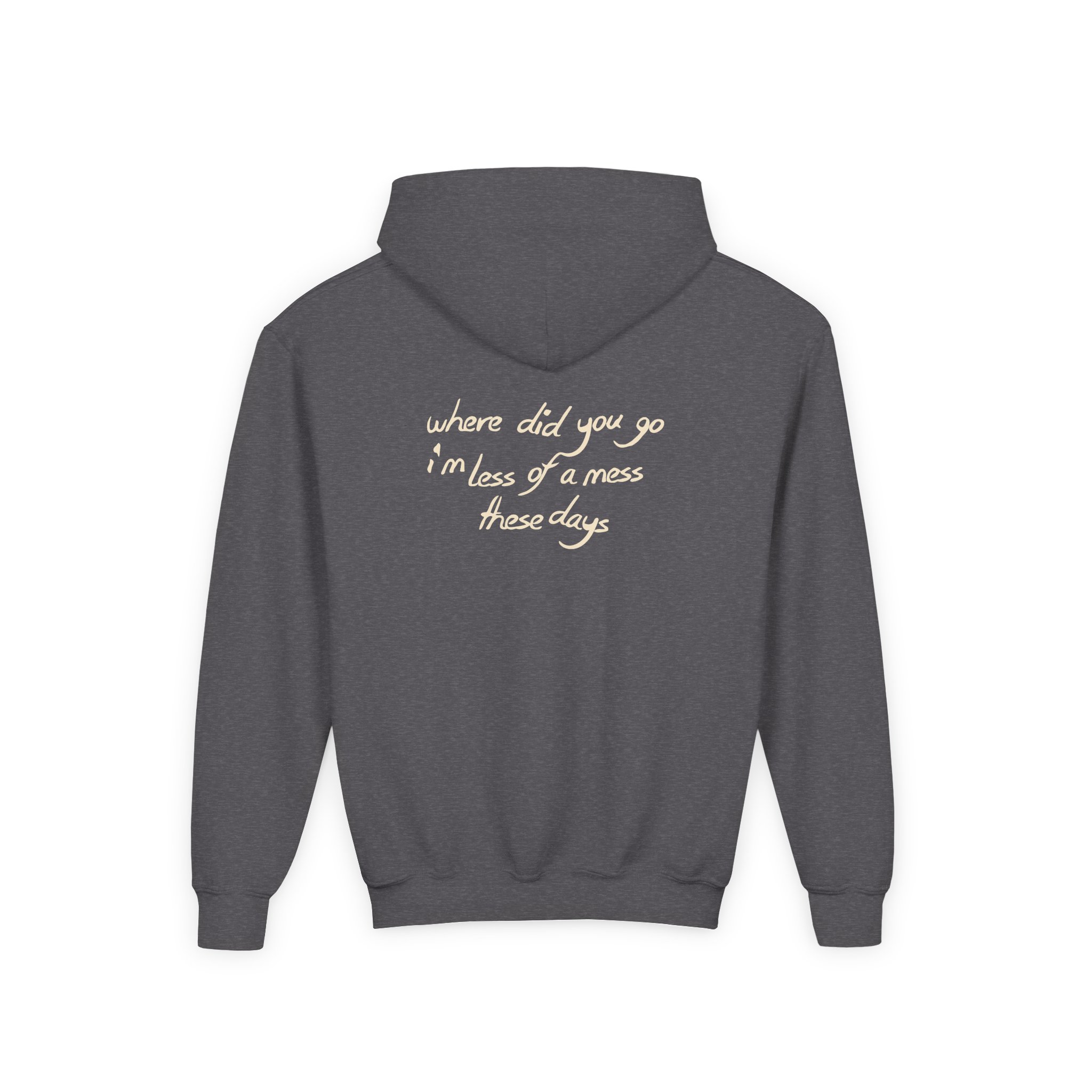 Blue October Where Did You Go Youth Heavy Blend Hooded Sweatshirt - Image 6