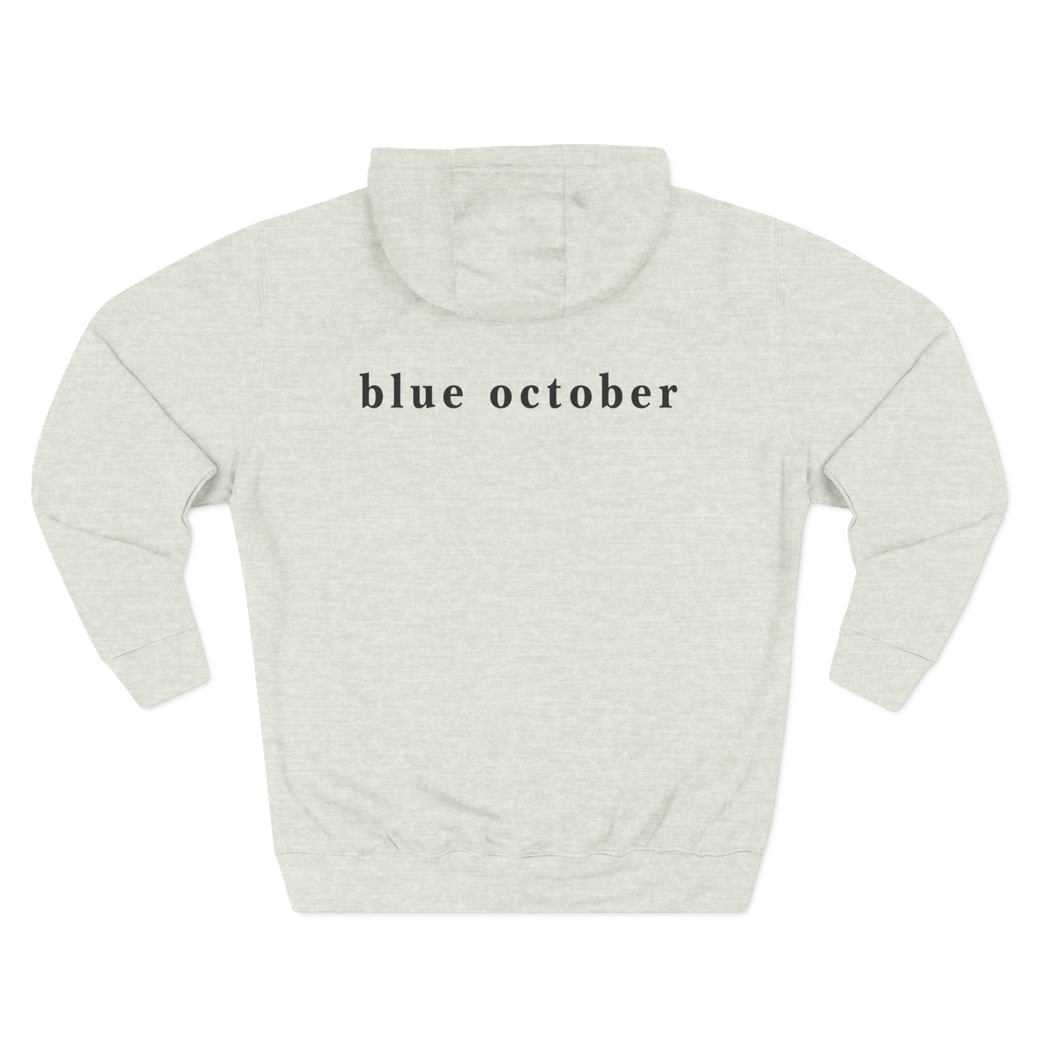 Blue October Big Rose Three-Panel Fleece Hoodie - Image 10