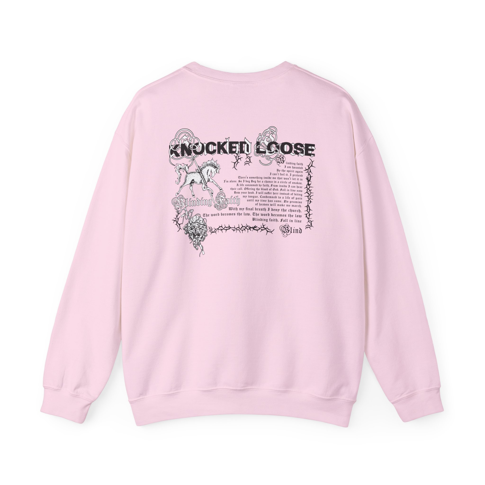 Knocked Loose Blinding Faith Unisex Heavy Blend™ Crewneck Sweatshirt - Image 8
