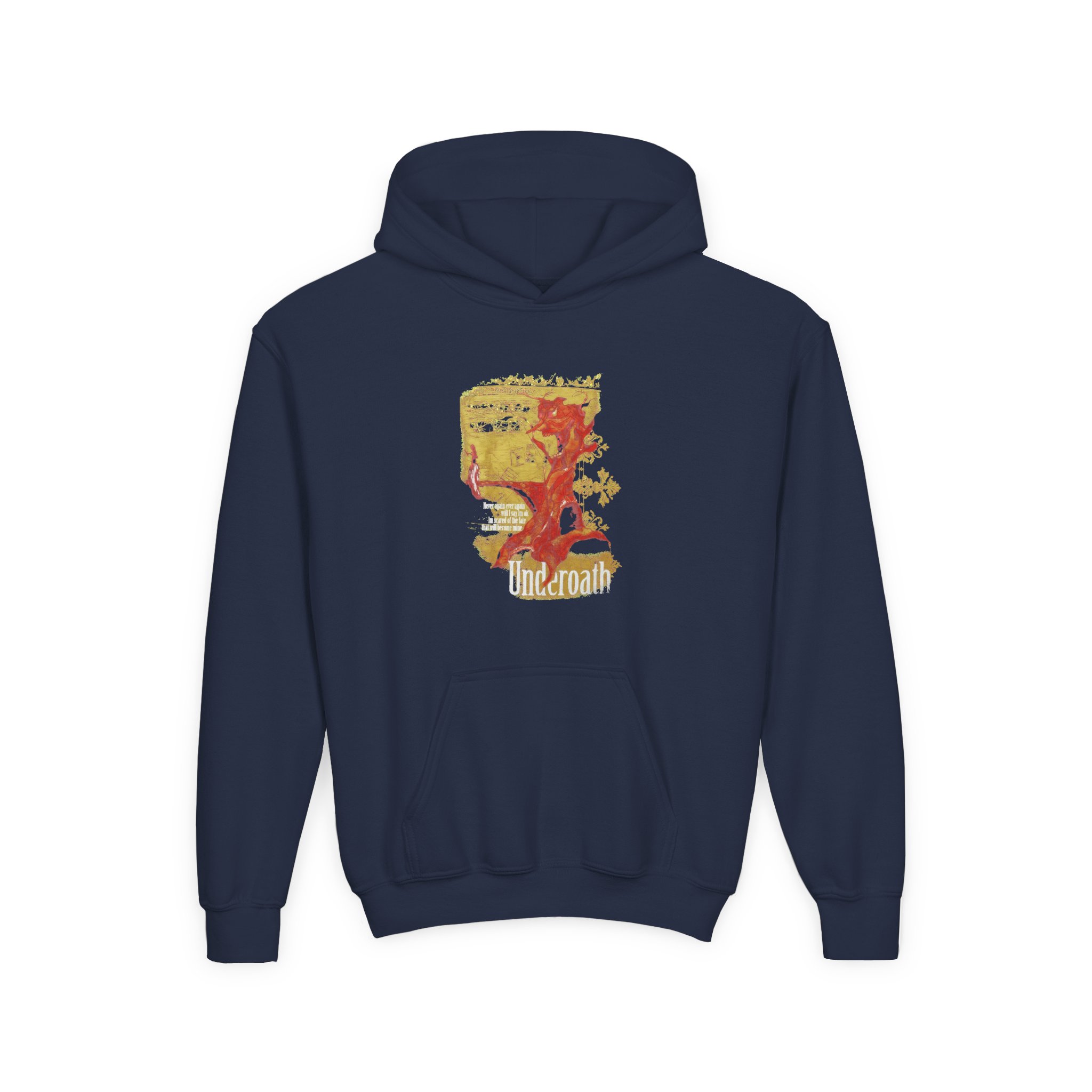 Underoath Youth Heavy Blend Hooded Sweatshirt - Image 3