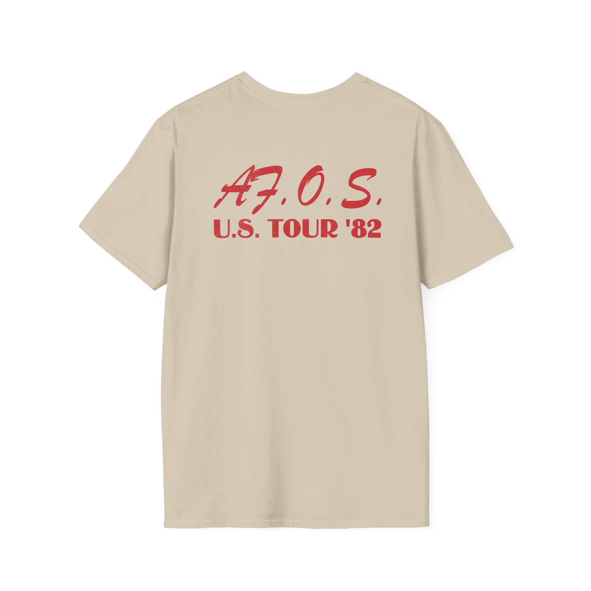A Flock of Seagulls Us 1982 Tour Unisex Softstyle T-Shirt - Image 4