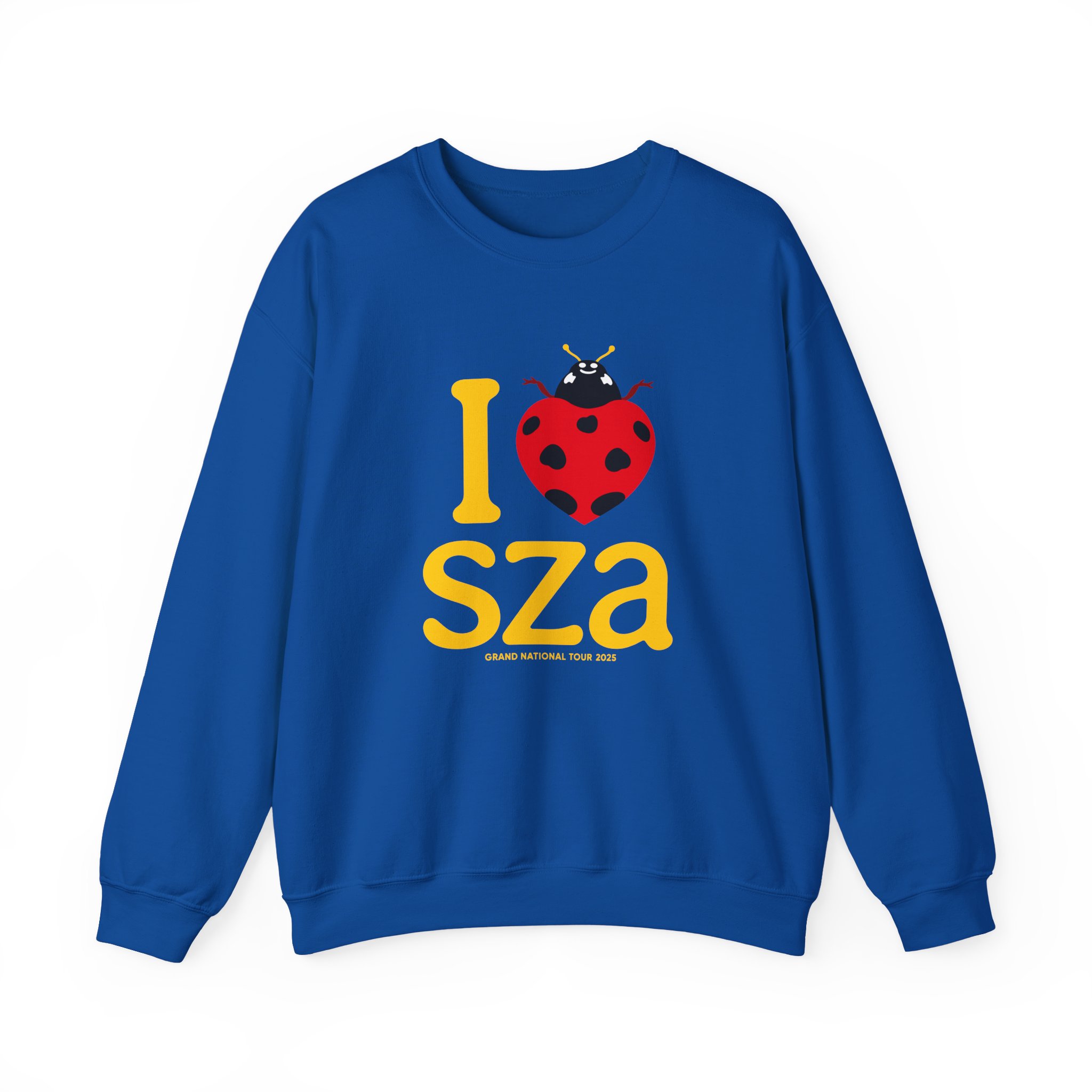 Sza Sos I Heart Sza Camo Unisex Heavy Blend™ Crewneck Sweatshirt - Image 9