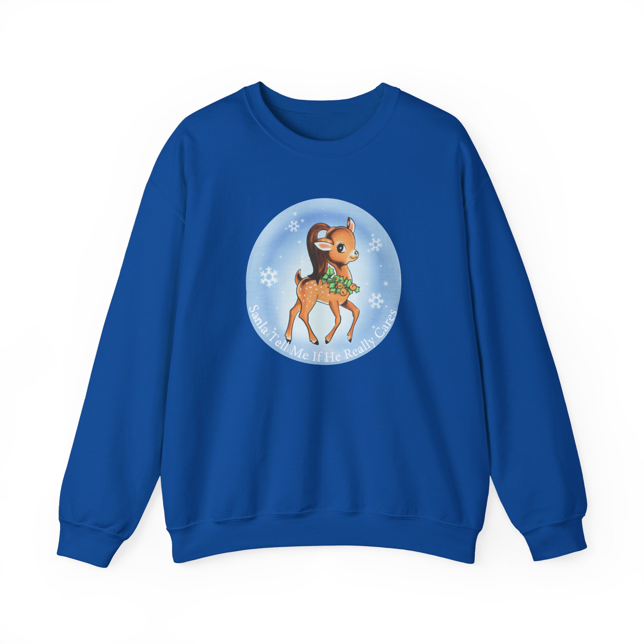 AG Santa Tell Me Unisex Heavy Blend™ Crewneck Sweatshirt - Image 11