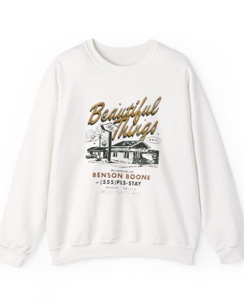 Benson Boone Beautiful Things Motel Unisex Heavy Blend™ Crewneck Sweatshirt