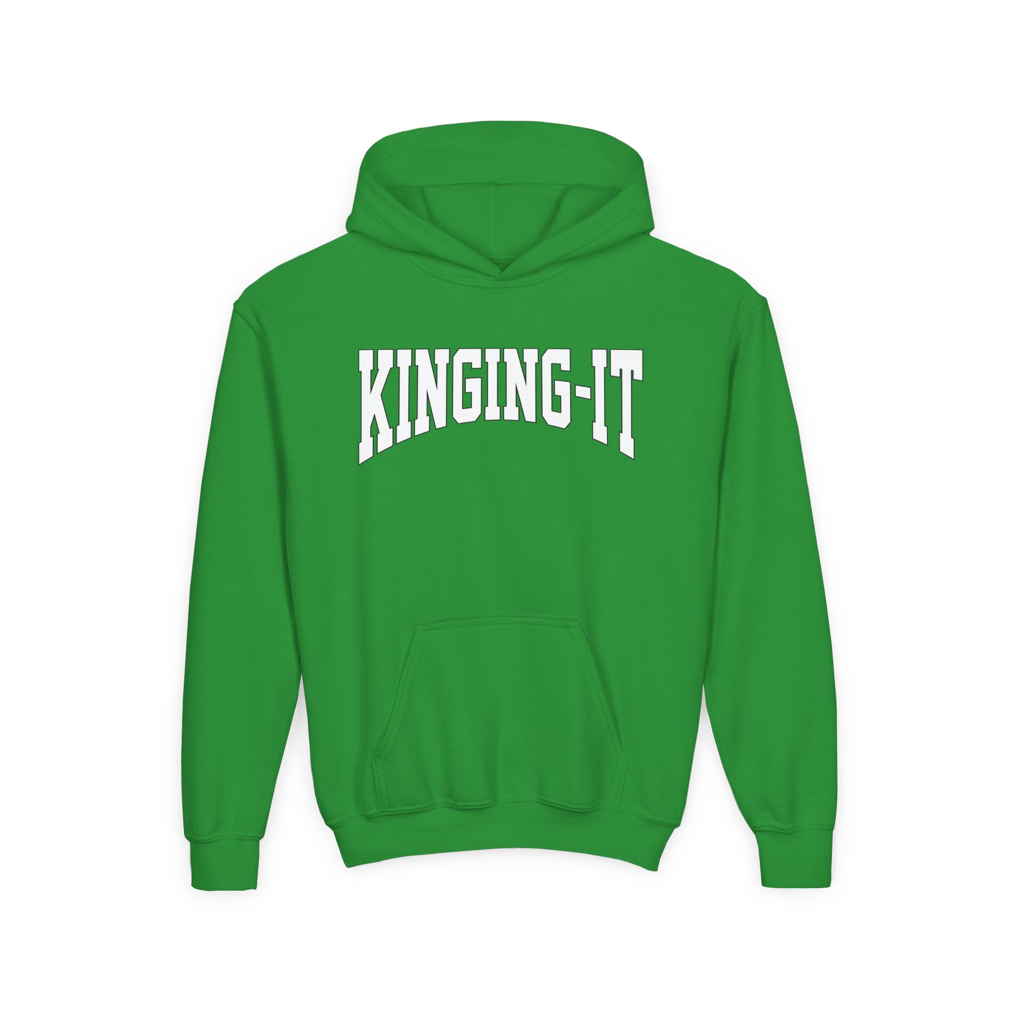 Kinging It Youth Heavy Blend Hooded Sweatshirt - Image 7
