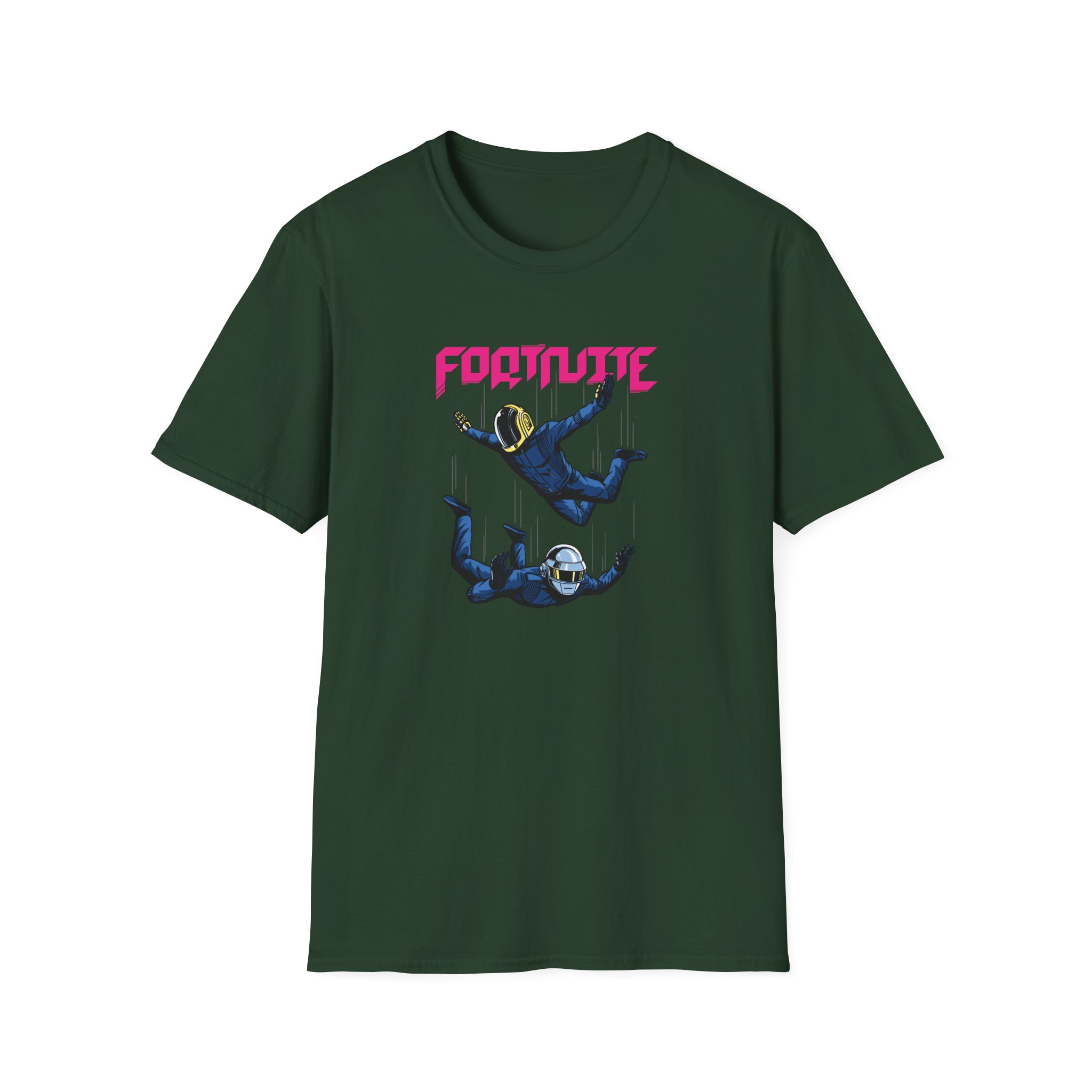 Daft Punk Fortnite X Daft Punk Unisex Softstyle T-Shirt - Image 5