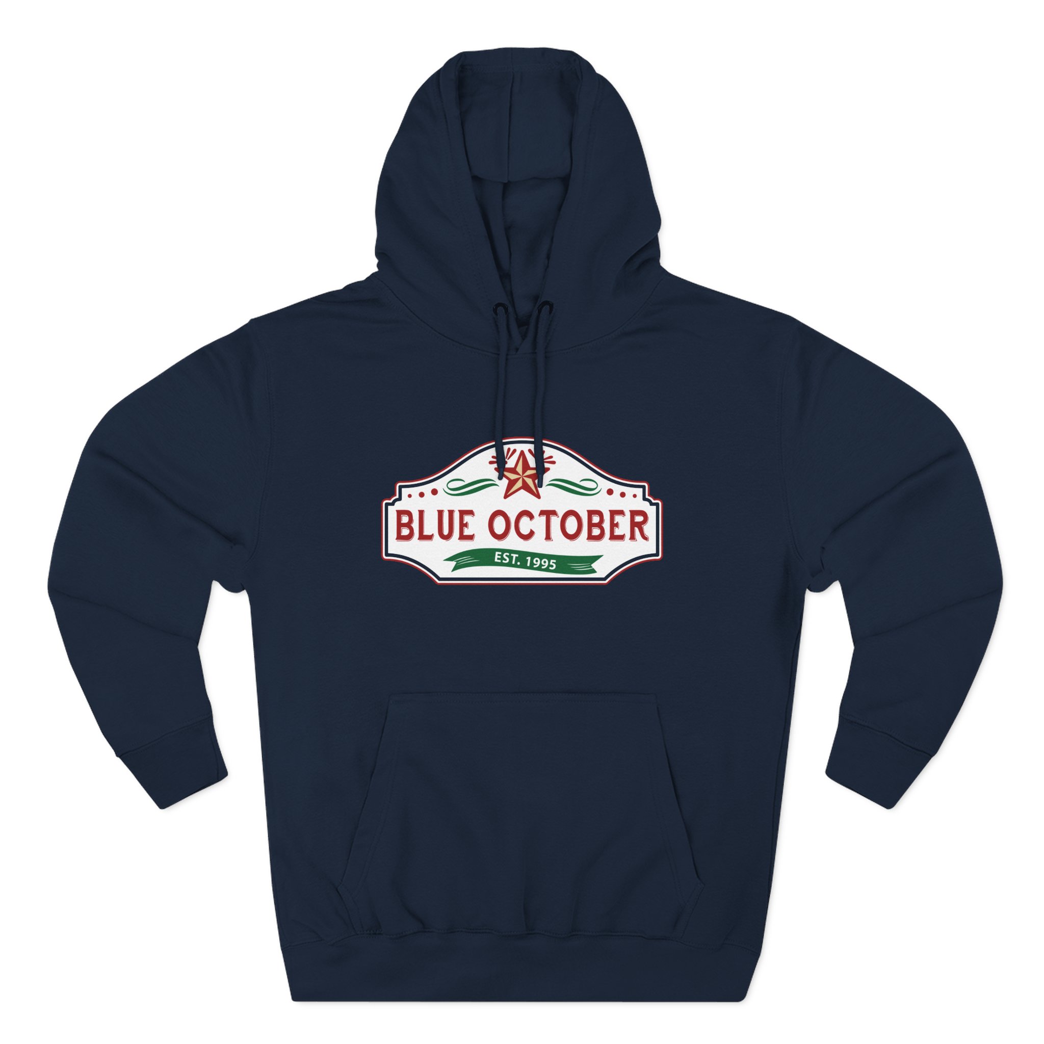Blue October Est 1995 Three-Panel Fleece Hoodie - Image 9