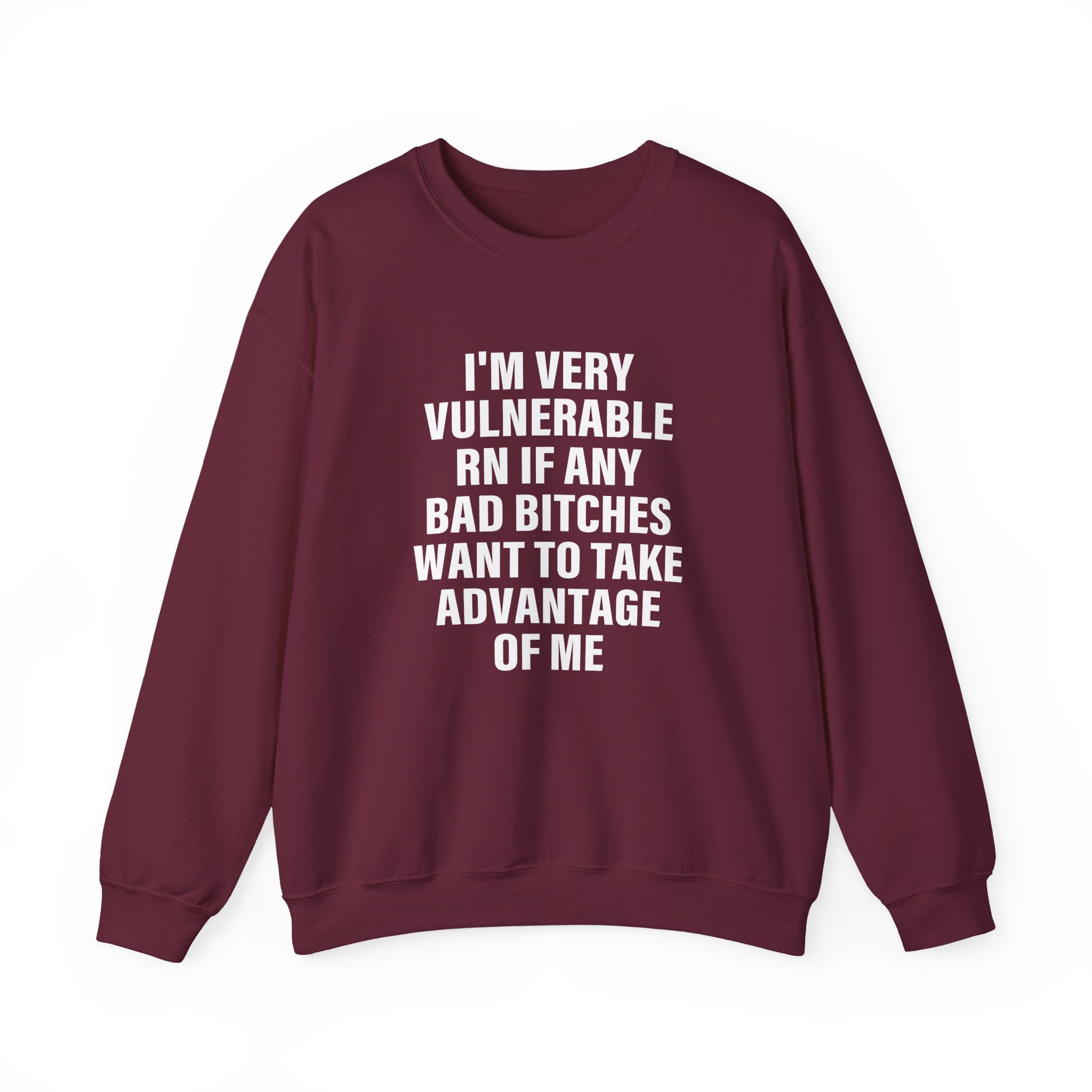 Dom Dolla I'm Very Vulnerable Rn if Any Bad Bitches Want to Take Advantage of Me Unisex Heavy Blend™ Crewneck Sweatshirt - Image 5