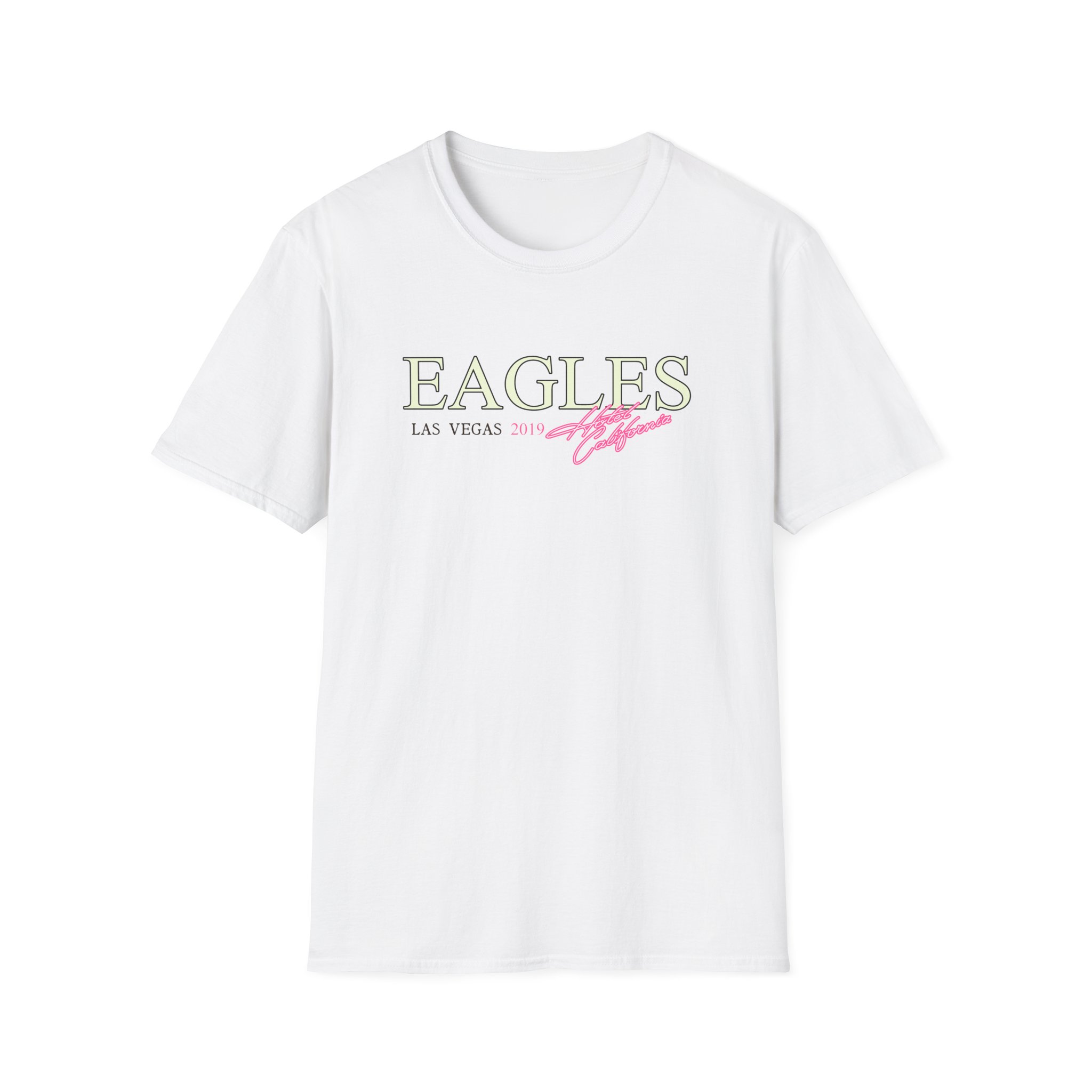 The Eagles Hotel California Las Vegas 2019 Unisex Softstyle T-Shirt