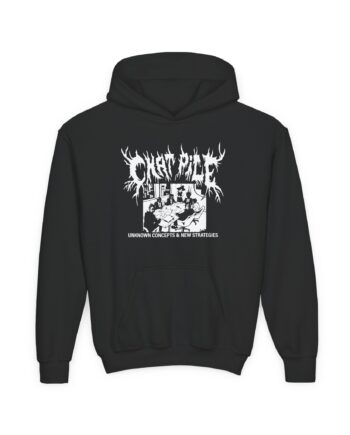 Chat Pile Show Poster Los Angeles Youth Heavy Blend Hooded Sweatshirt