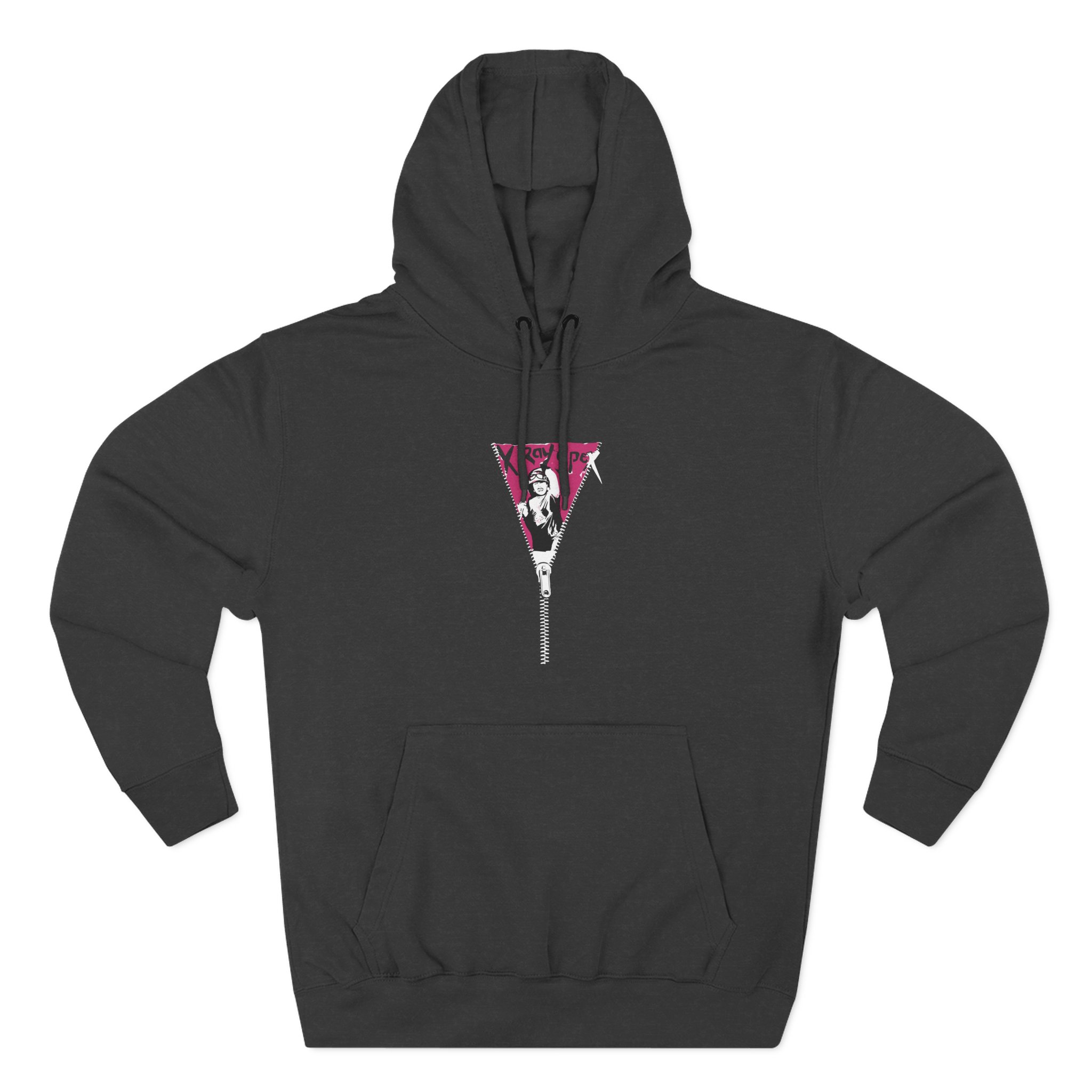 X-ray Spex Zipper Three-Panel Fleece Hoodie - Image 3