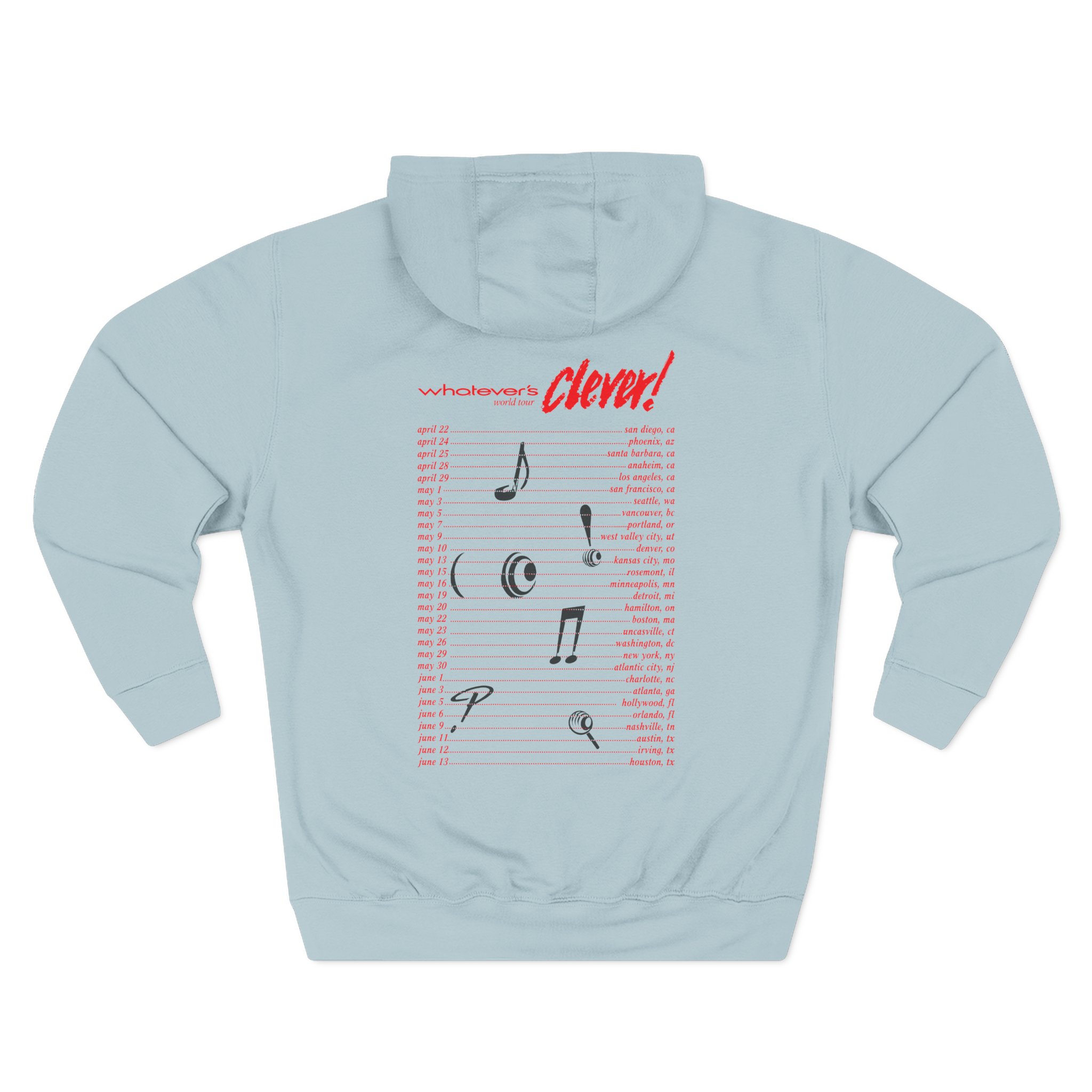 Charlie Puth Whatever's Clever! 2026 Three-Panel Fleece Hoodie - Image 12