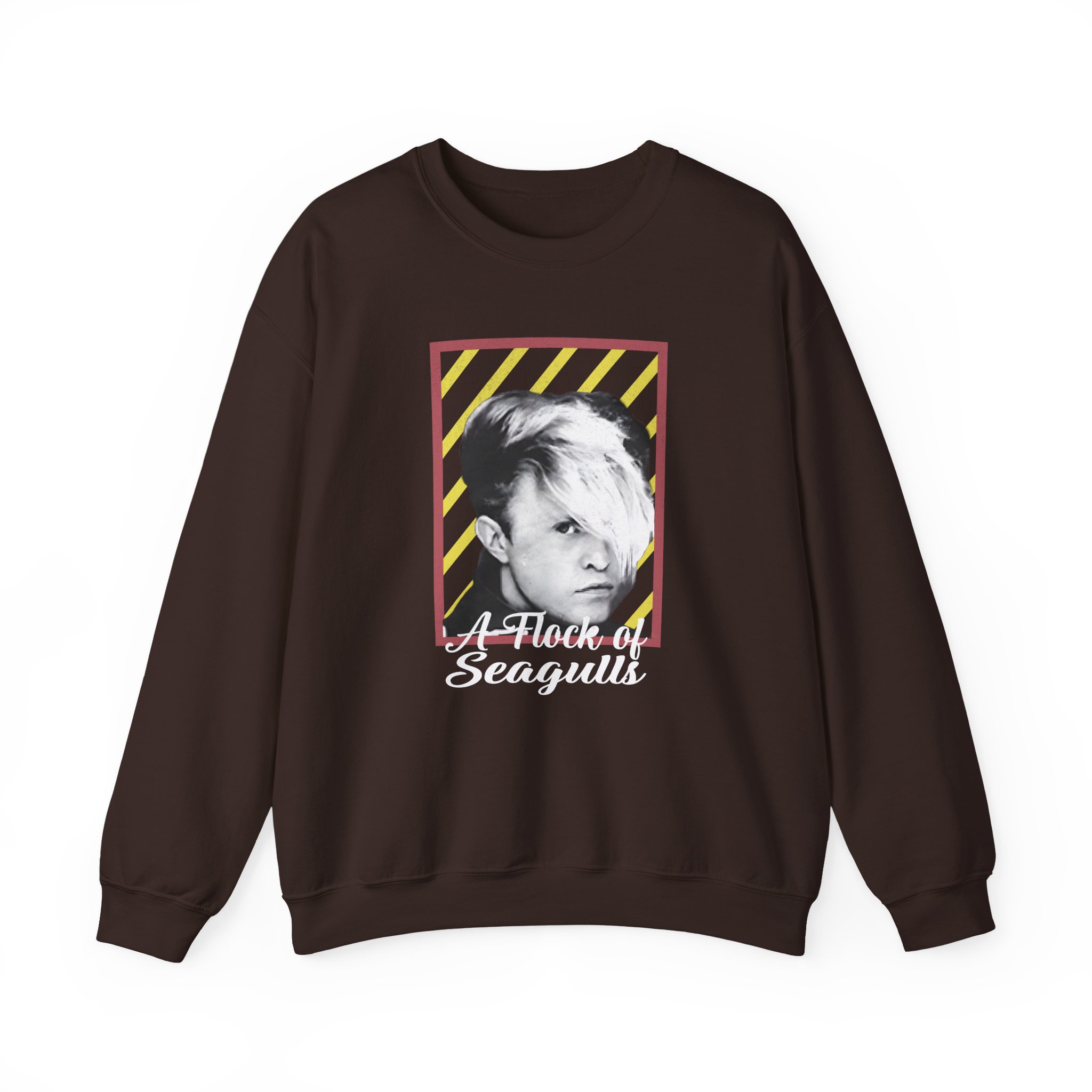 A Flock of Seagulls Neon Unisex Heavy Blend™ Crewneck Sweatshirt - Image 3