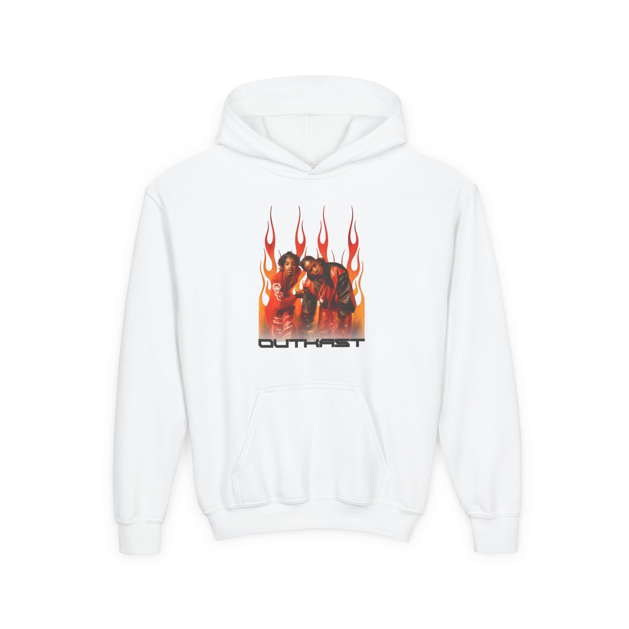 Youth Outkast Flames Heavy Blend Hooded Sweatshirt