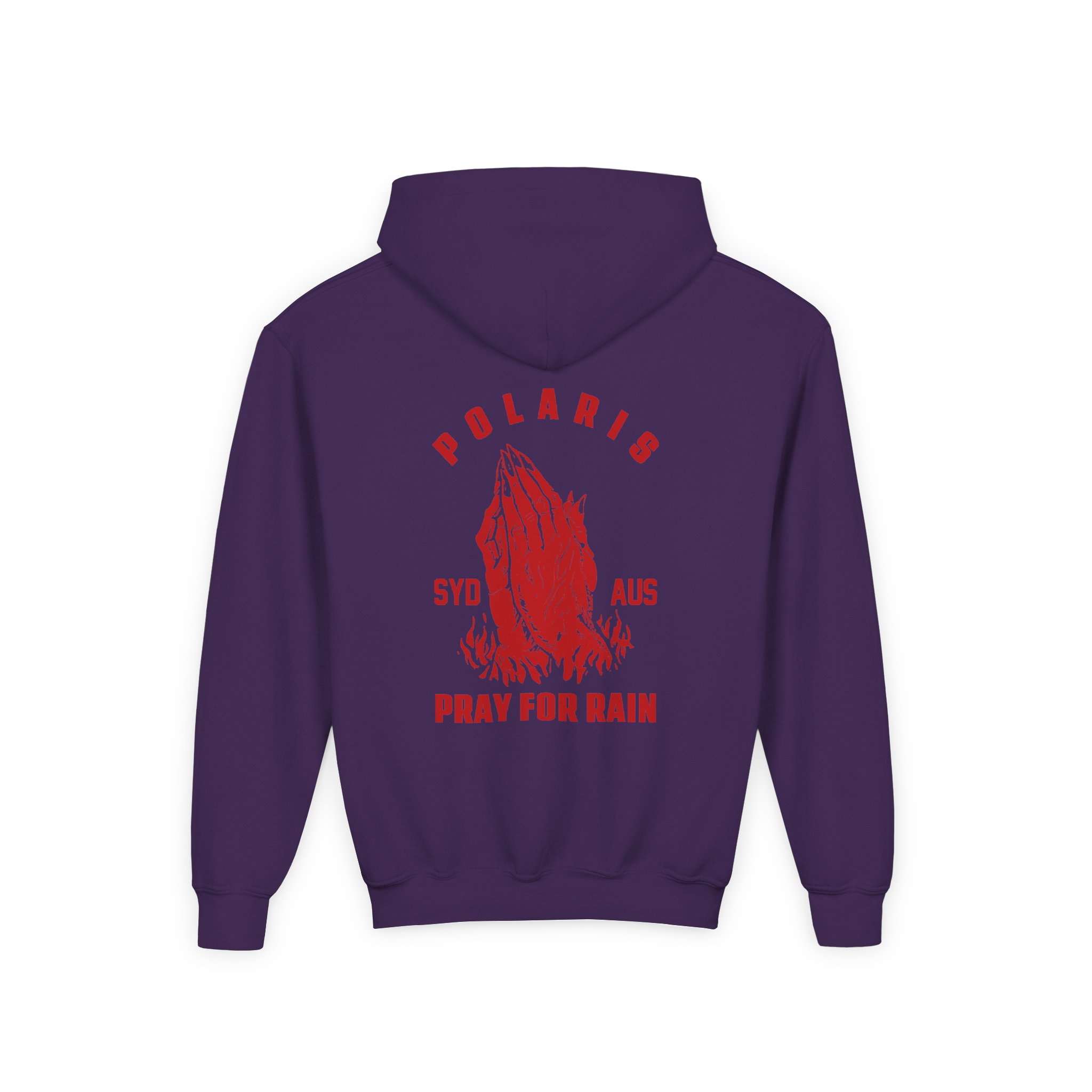 Polaris Pray for Rain Youth Heavy Blend Hooded Sweatshirt - Image 8