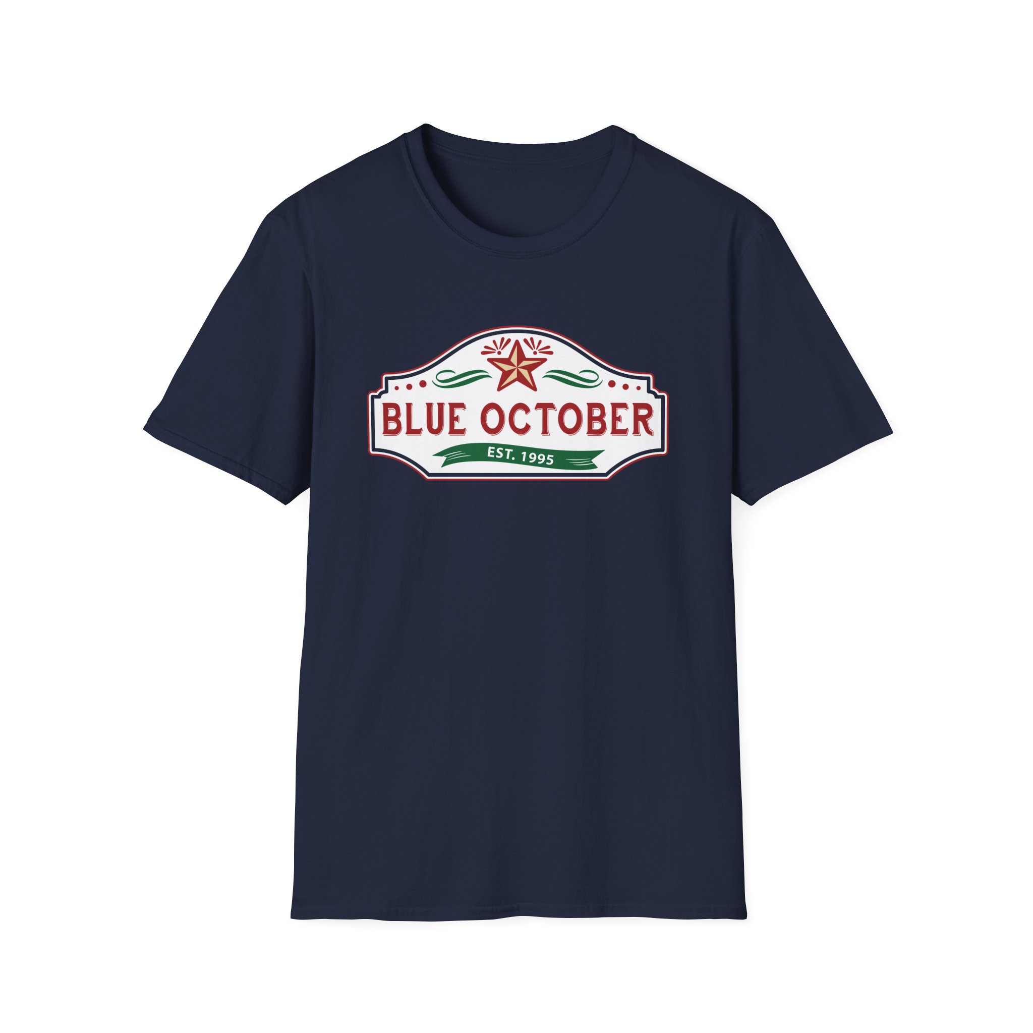 Blue October Est 1995 Unisex Softstyle T-Shirt - Image 17
