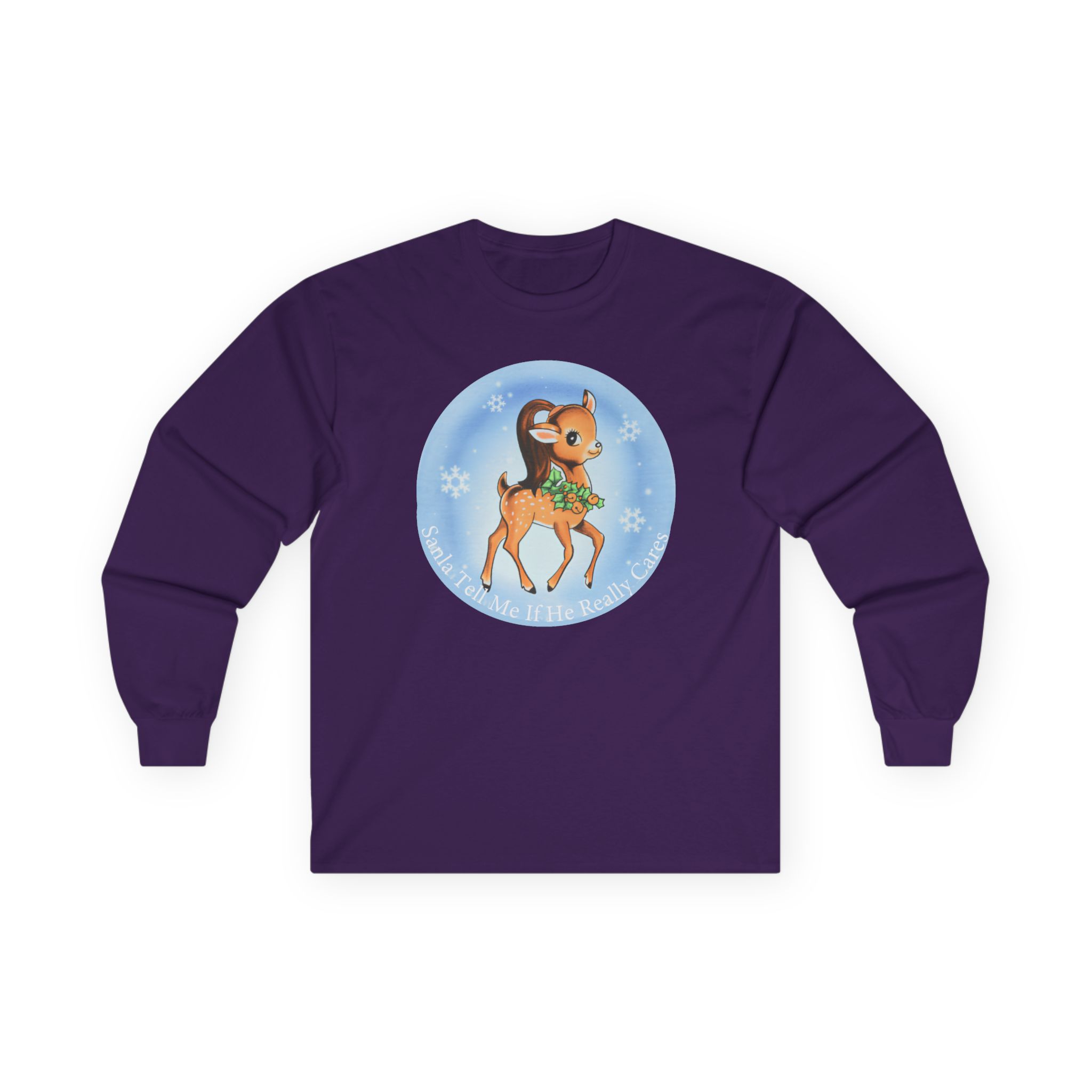 AG Santa Tell Me Unisex Ultra Cotton Long Sleeve Tee - Image 15