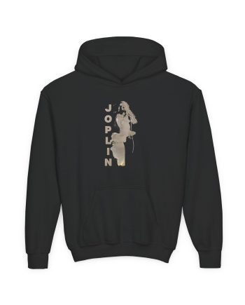 Janis Joplin Down on Me Youth Heavy Blend Hooded Sweatshirt