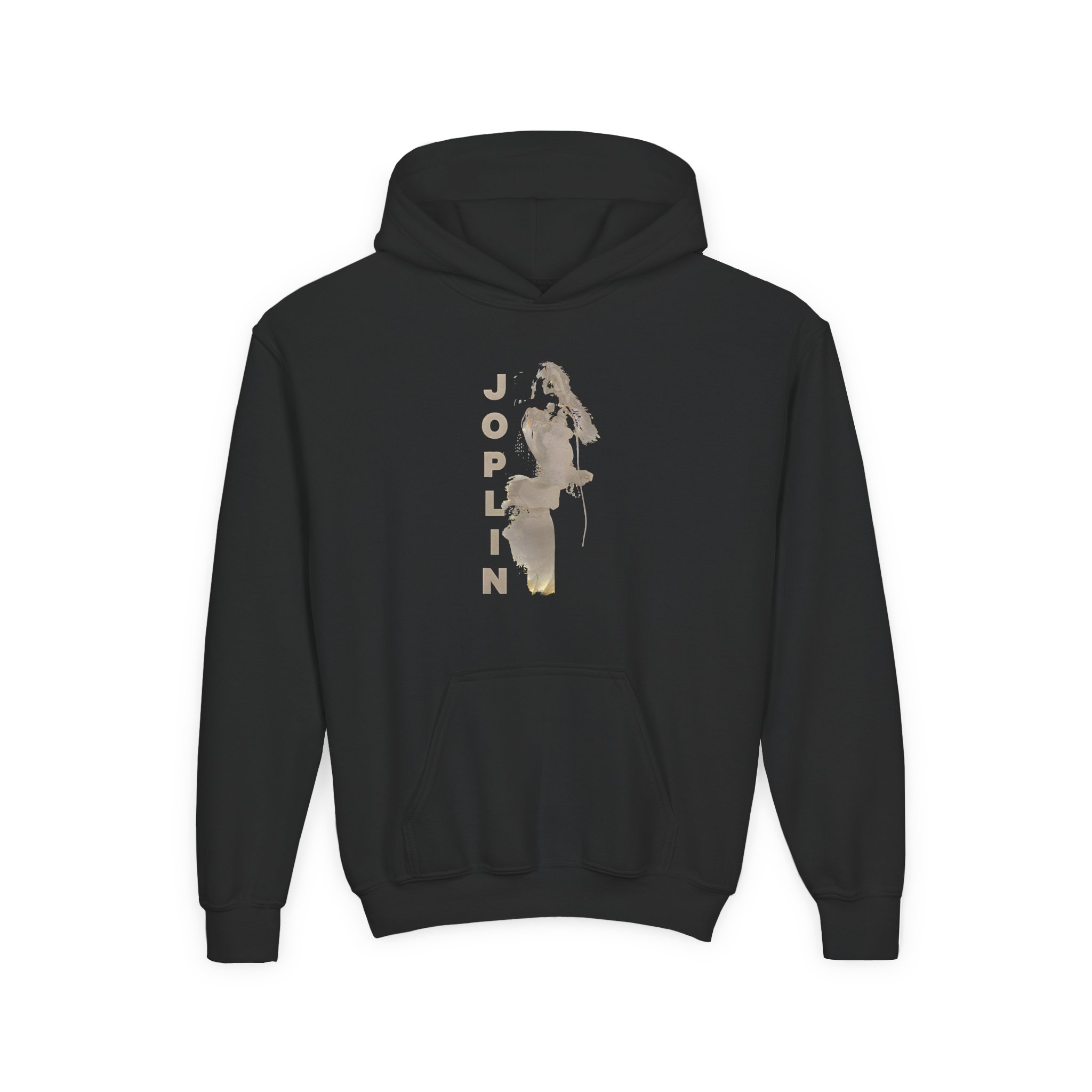 Janis Joplin Down on Me Youth Heavy Blend Hooded Sweatshirt
