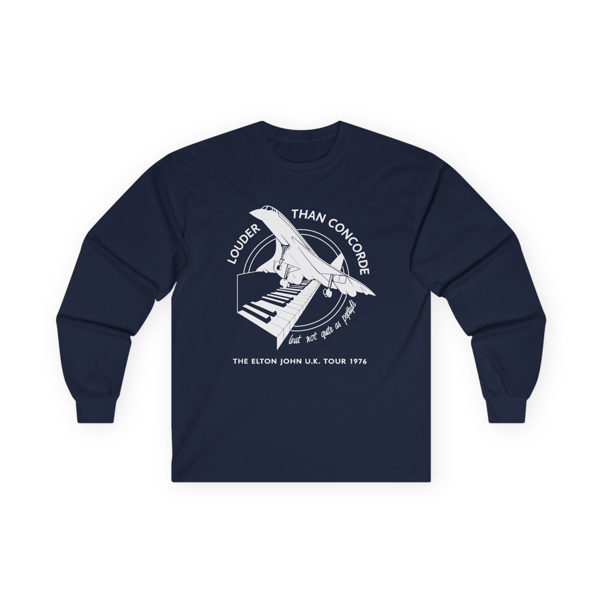 Ej Farewell Vintage Louder Than Concorde Unisex Ultra Cotton Long Sleeve Tee - Image 15
