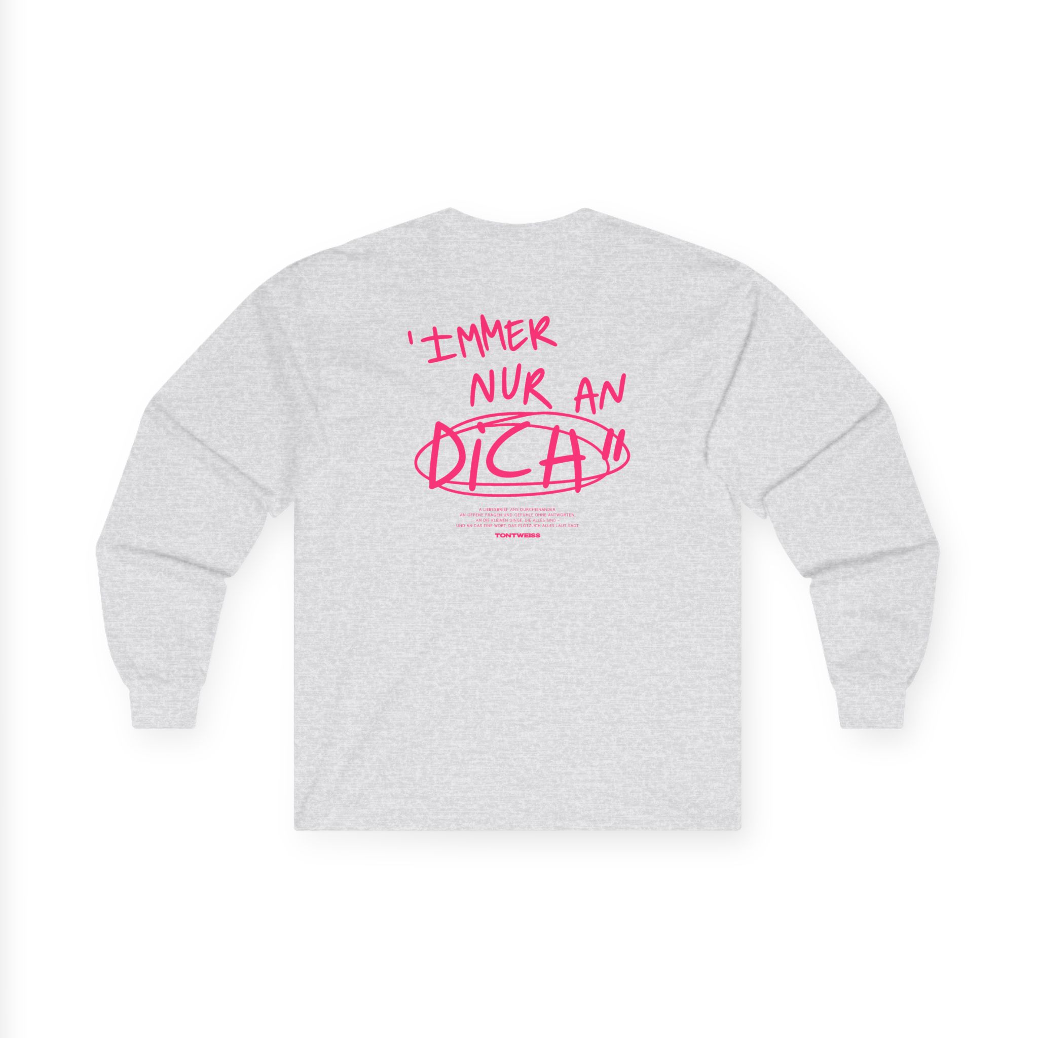 Tom Twers Immer Nur an Dich Unisex Ultra Cotton Long Sleeve Tee - Image 4