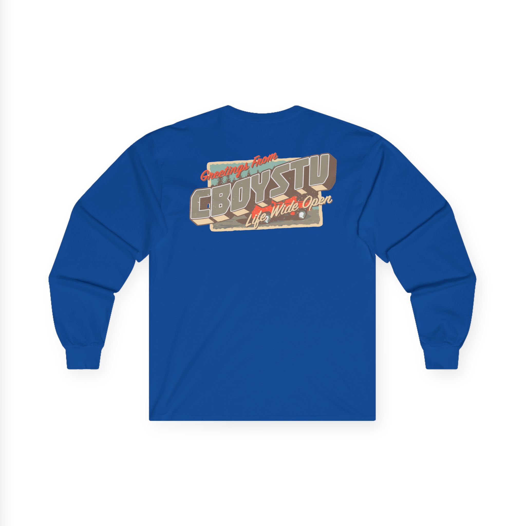Cboystv Postcard Unisex Ultra Cotton Long Sleeve Tee - Image 20