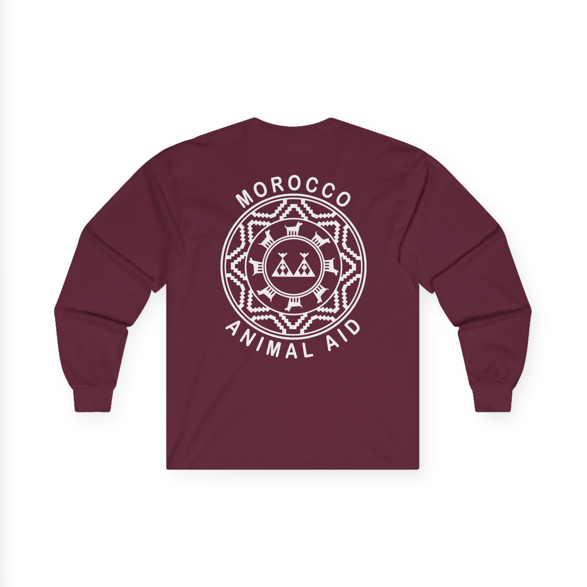 Kinging It Morocco Animal Aid Unisex Ultra Cotton Long Sleeve Tee - Image 4