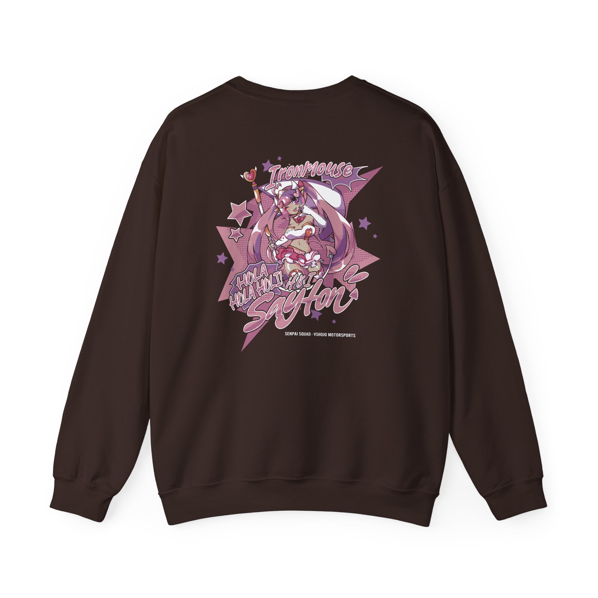 Ironmouse V2 Vshojo X Senpai Squad Unisex Heavy Blend™ Crewneck Sweatshirt - Image 4