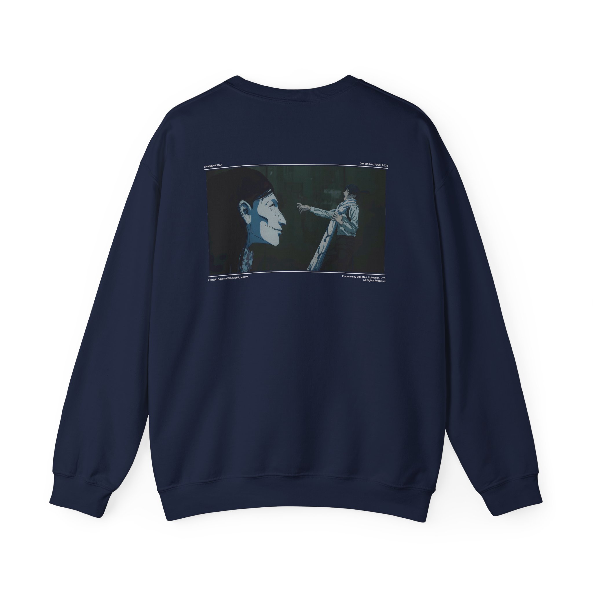 Chainsaw Man X Dim Mak Aki Unisex Heavy Blend™ Crewneck Sweatshirt - Image 14