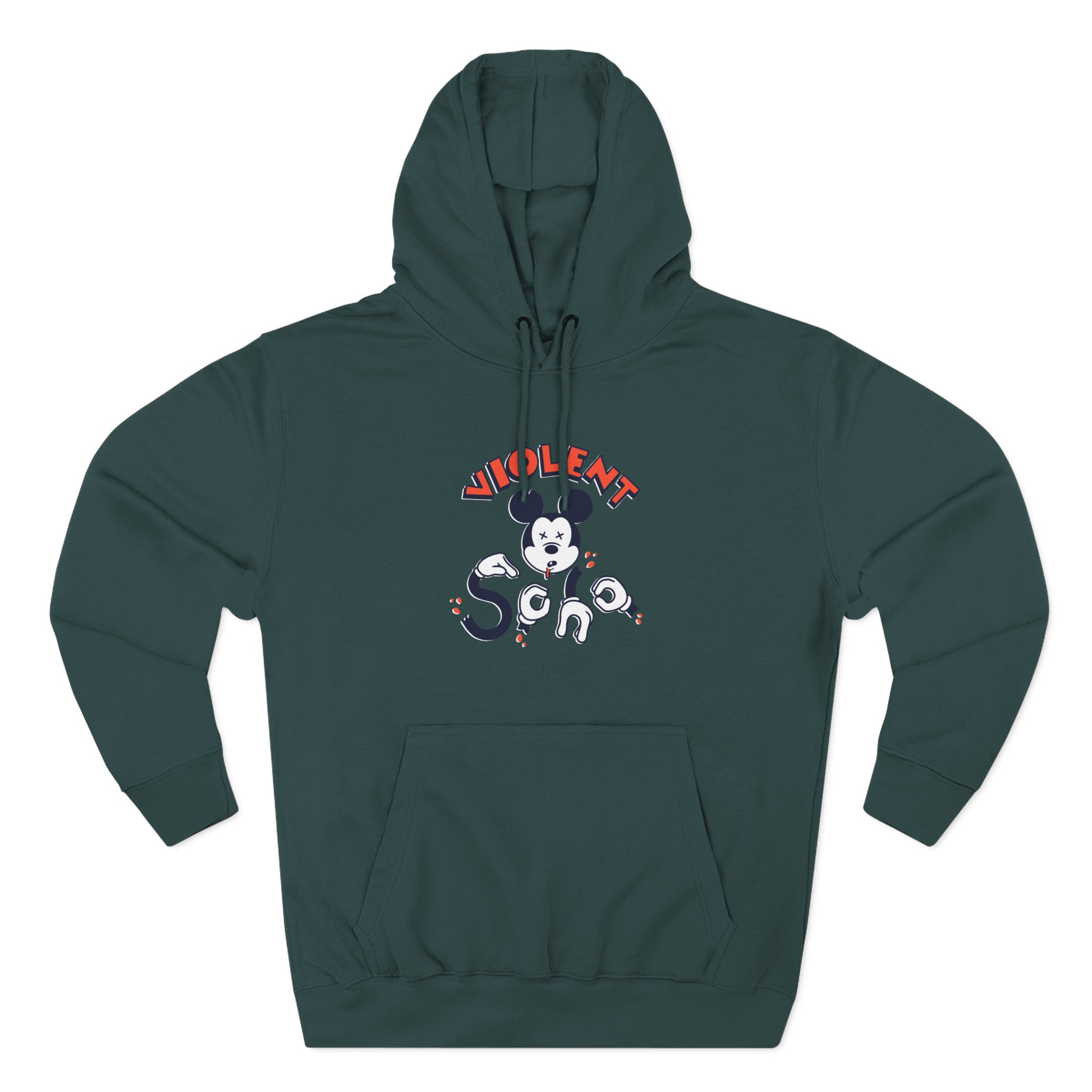 Violent Soho Dead Mouse Three-Panel Fleece Hoodie - Image 17
