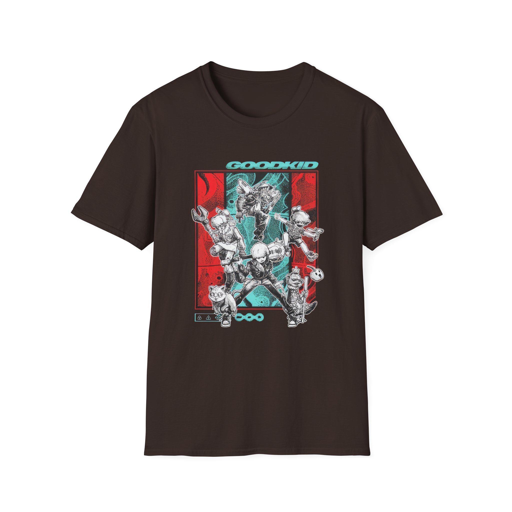 Good Kid Logo Unisex Softstyle T-Shirt - Image 3