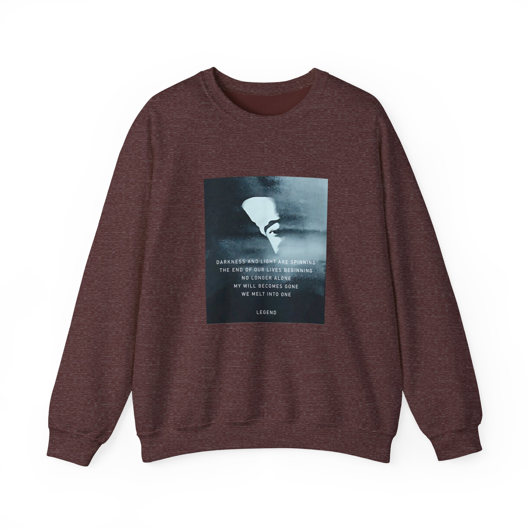 John Legend Darkness Lyrics Unisex Heavy Blend™ Crewneck Sweatshirt - Image 3
