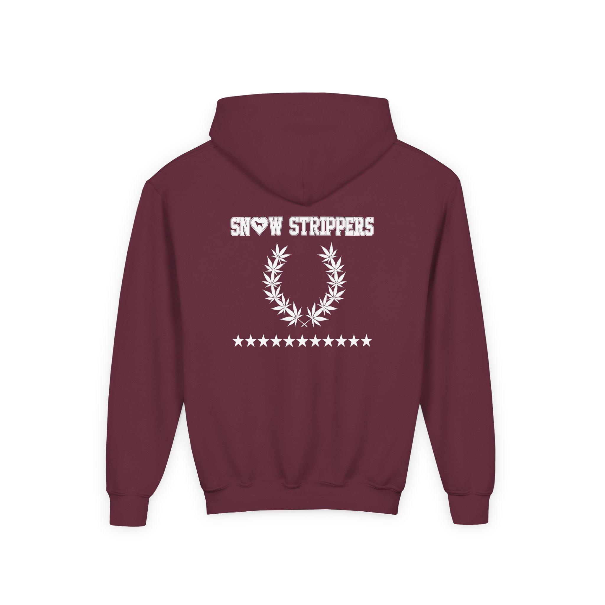 Youth Snow Strippers Nightkillaz Heavy Blend Hooded Sweatshirt - Image 4