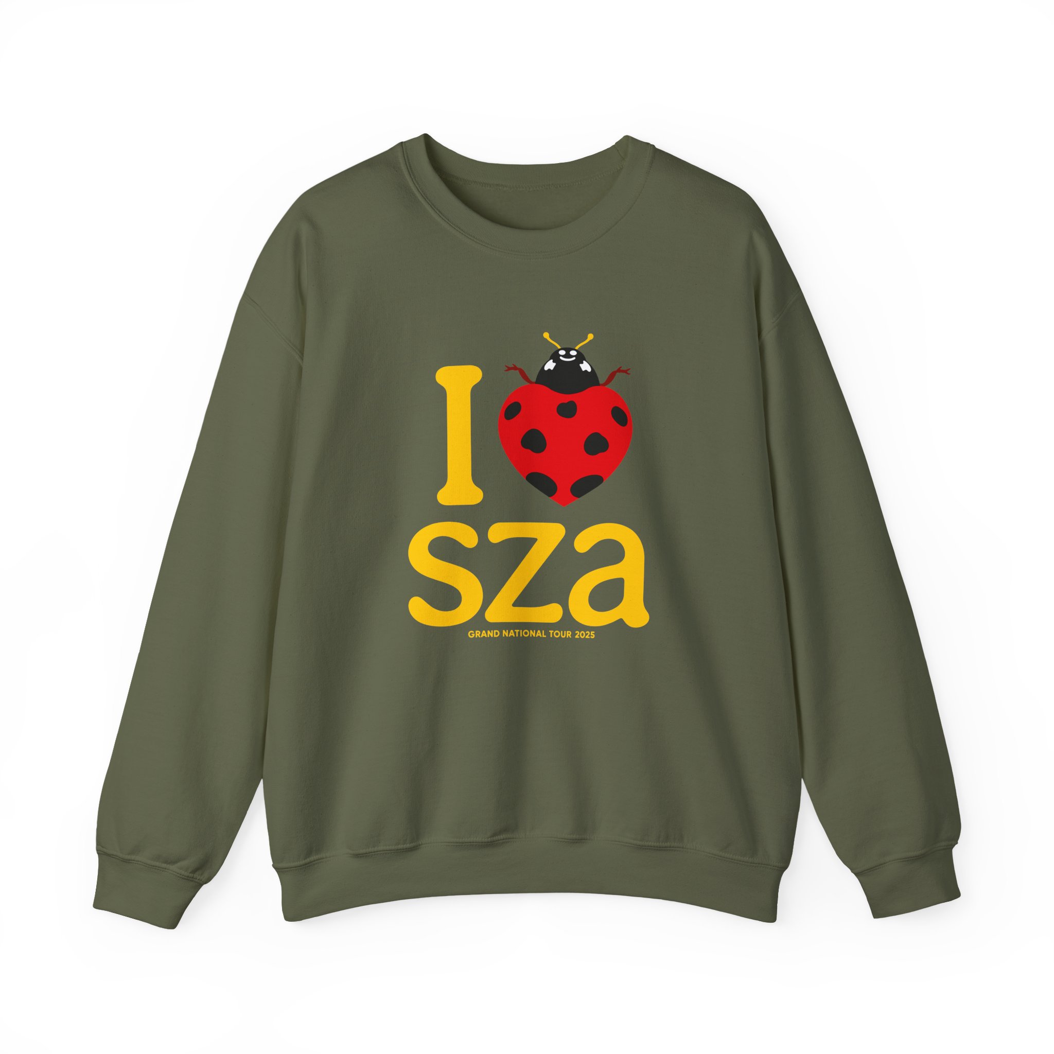 Sza Sos I Heart Sza Camo Unisex Heavy Blend™ Crewneck Sweatshirt