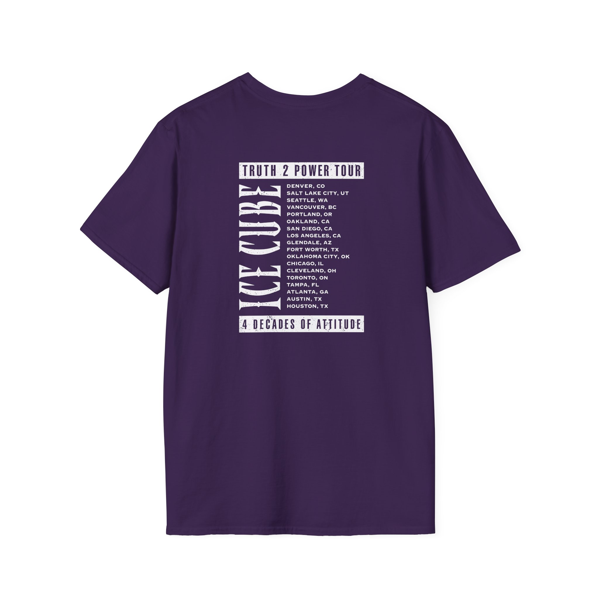 Ice Cube Truth 2 Power Unisex Softstyle T-Shirt - Image 20
