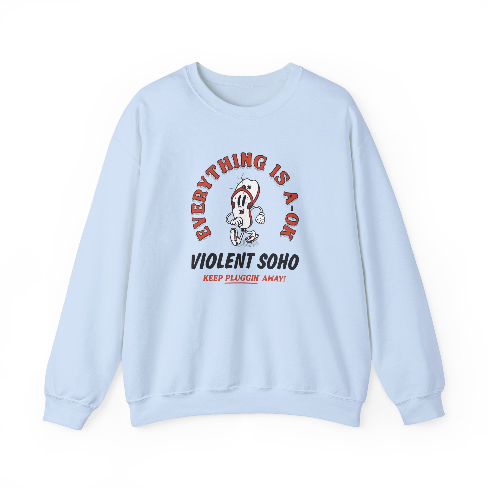 Violent Soho Keep on Pluggin Unisex Heavy Blend™ Crewneck Sweatshirt - Image 11