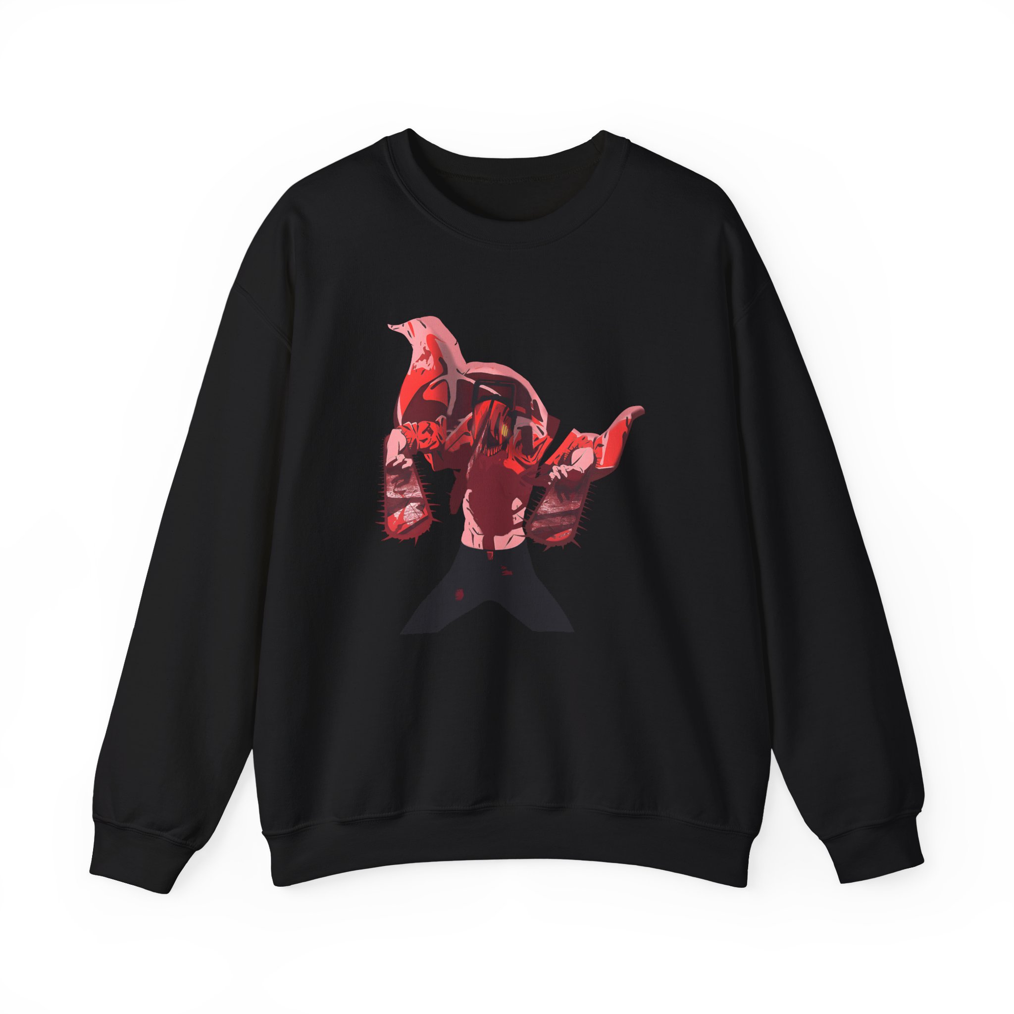 Chainsaw Man X Dim Mak Horror Unisex Heavy Blend™ Crewneck Sweatshirt
