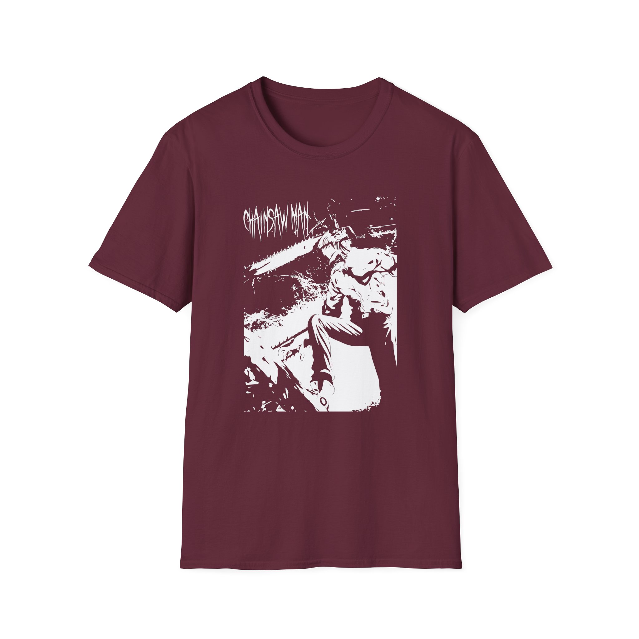 Chainsaw Man Jumbo Denji Unisex Softstyle T-Shirt - Image 3