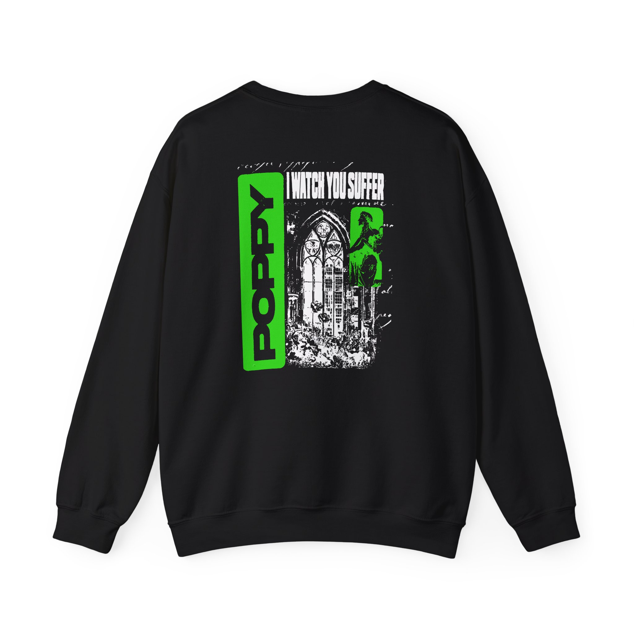 Poppy I Watch You Suffer Unisex Heavy Blend™ Crewneck Sweatshirt - Image 2