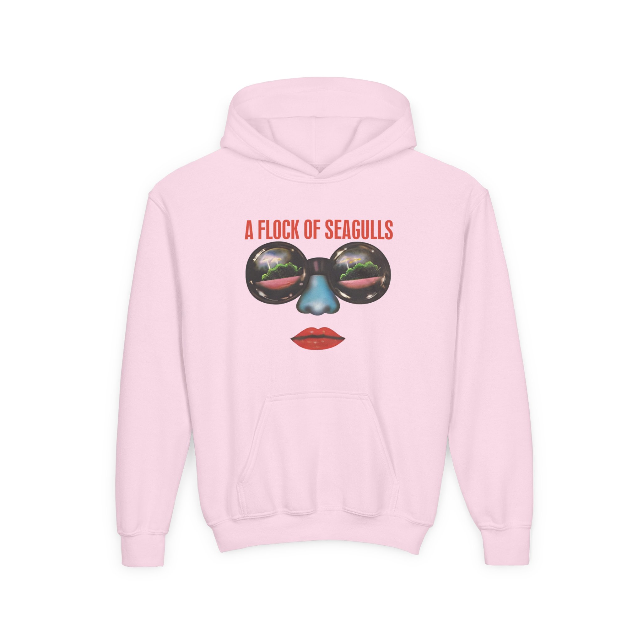 A Flock of Seagulls Us 1982 Tour Youth Heavy Blend Hooded Sweatshirt - Image 5