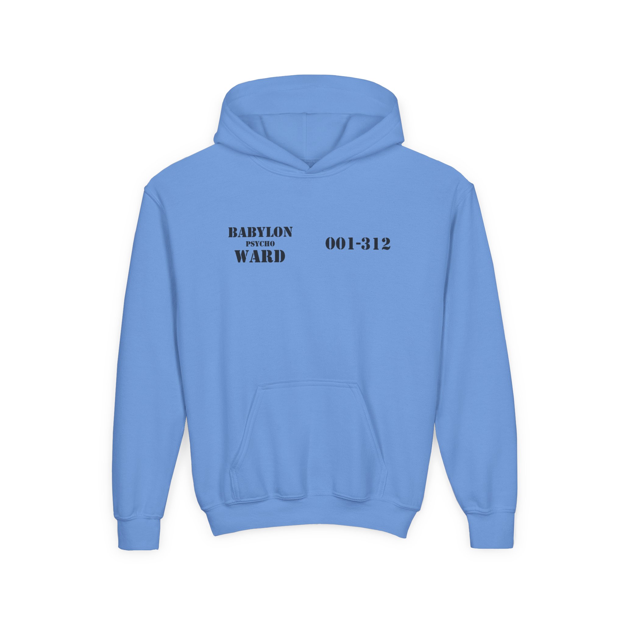Babylon Dead Alcatraz Youth Heavy Blend Hooded Sweatshirt - Image 3