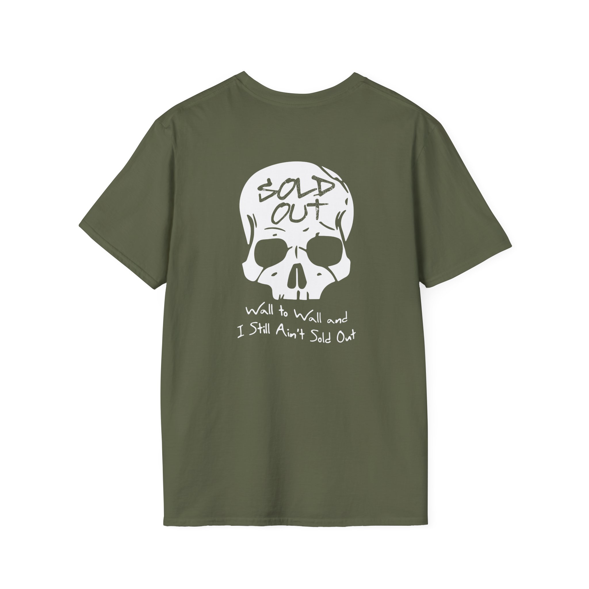 Hd Sea Foam Sold Out Pocket Unisex Softstyle T-Shirt - Image 8