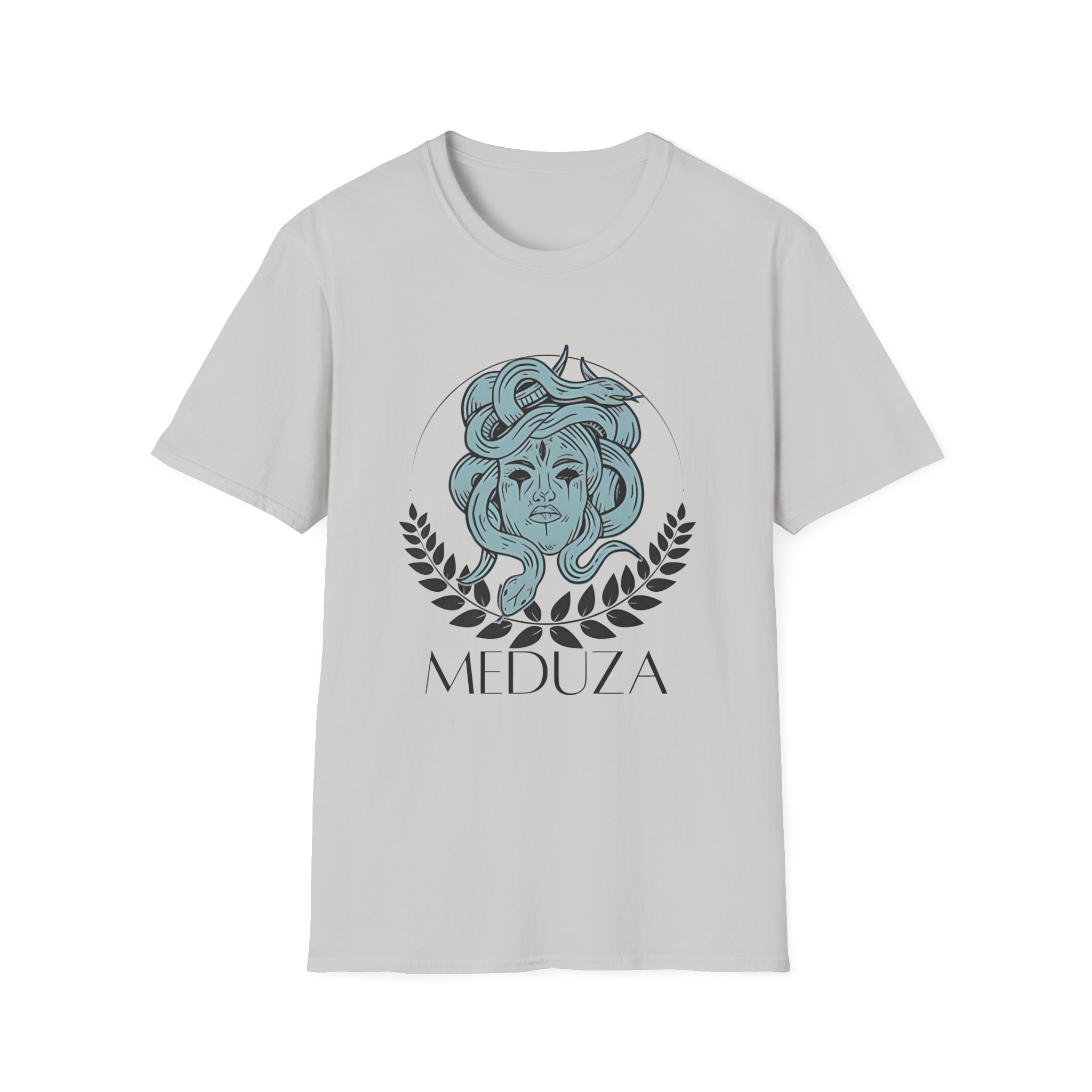 Meduza Head Fleece Unisex Softstyle T-Shirt - Image 5